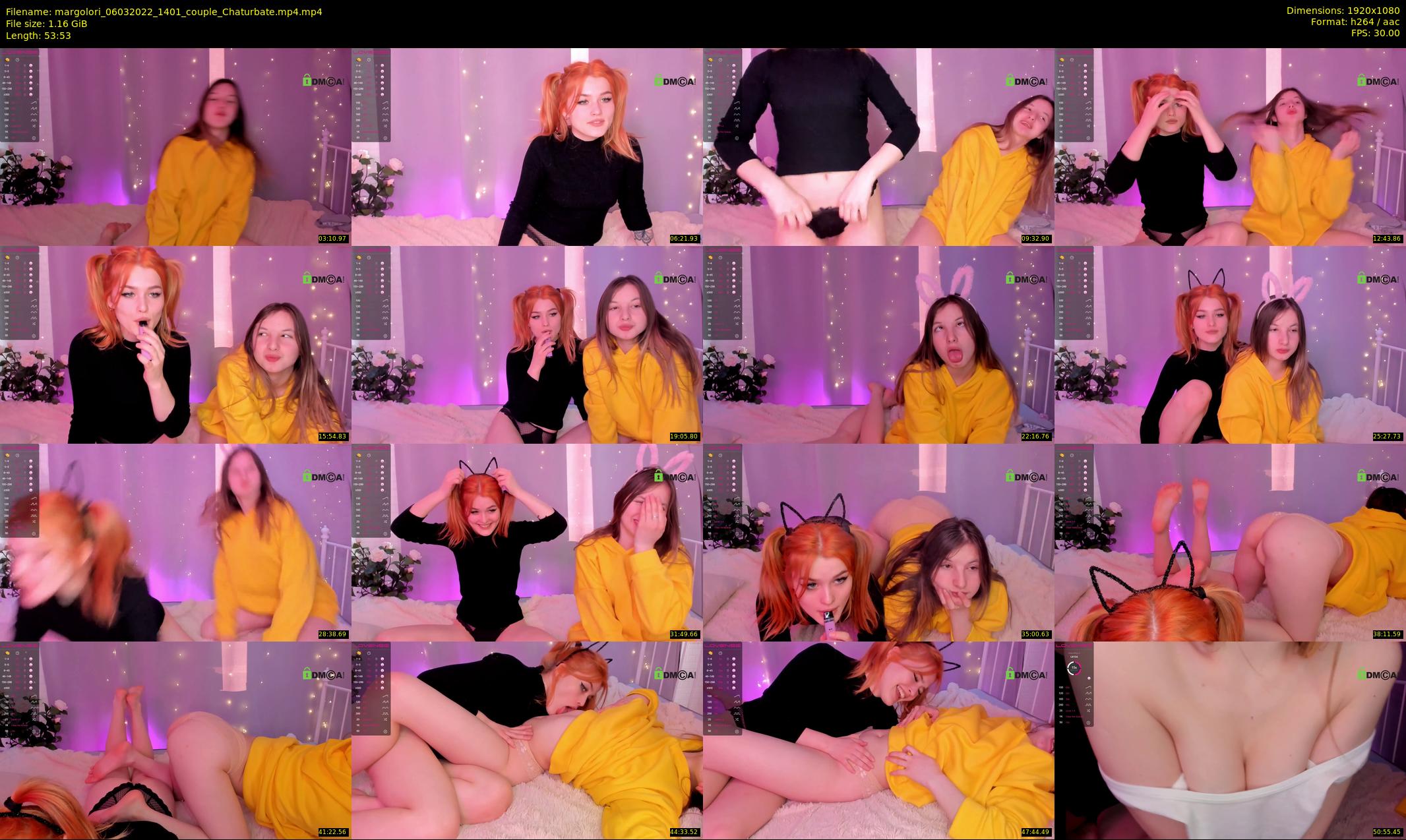 margolori — 54 minute Chaturbate couple cam show recording, 1080p, Mar 6, 2022