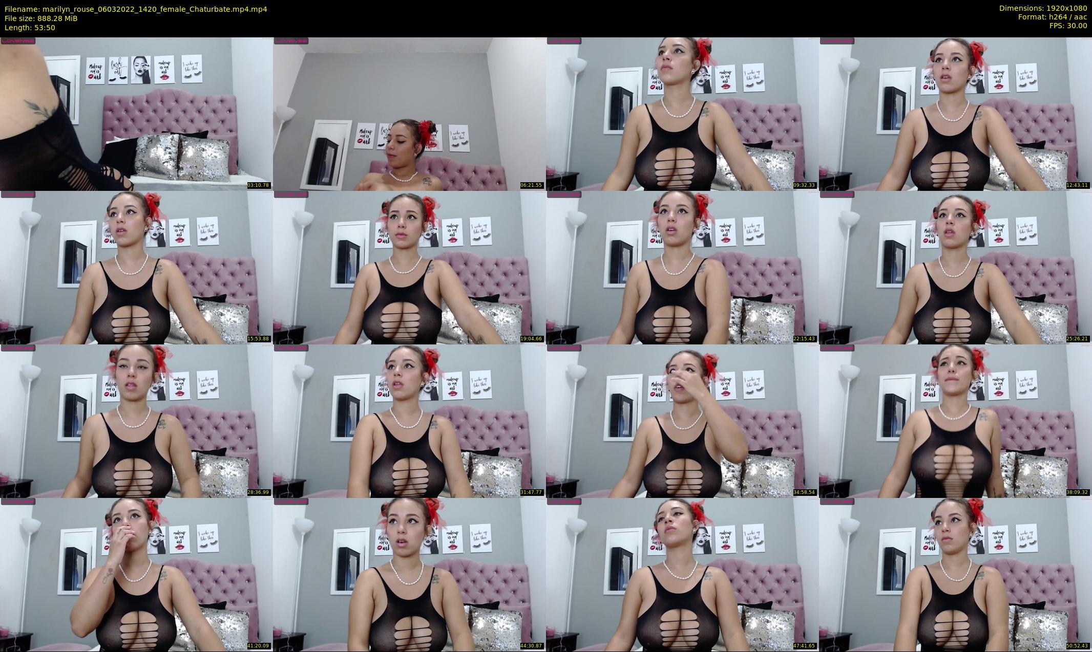 marilyn_rouse — 54 minute Chaturbate female cam show recording, 1080p, Mar 6, 2022