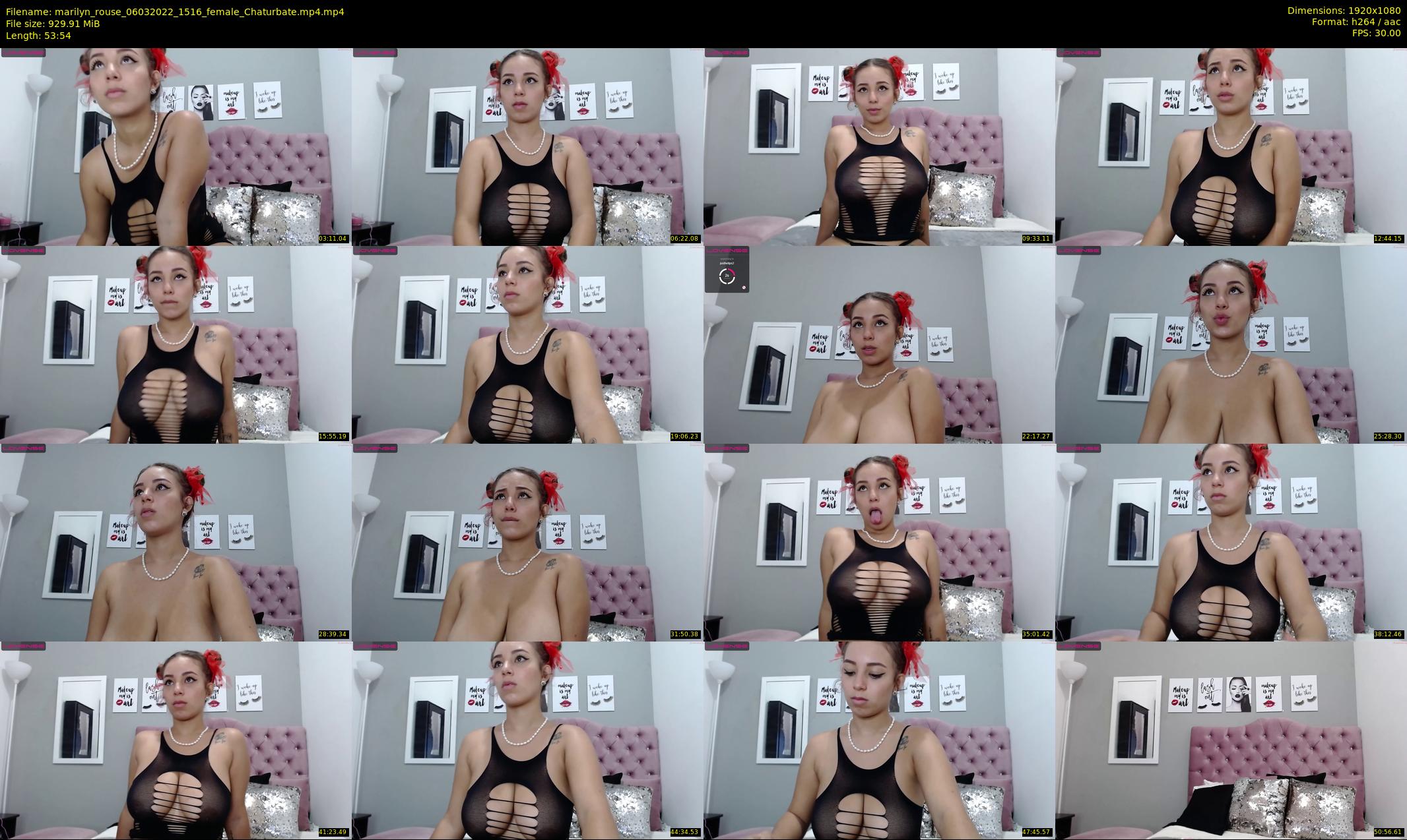 marilyn_rouse — 54 minute Chaturbate female cam show recording, 1080p, Mar 6, 2022
