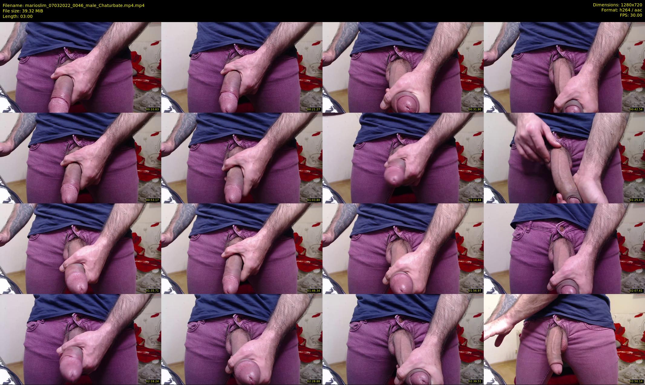 marioslim — 3 minute Chaturbate male cam show recording, 720p, Mar 7, 2022