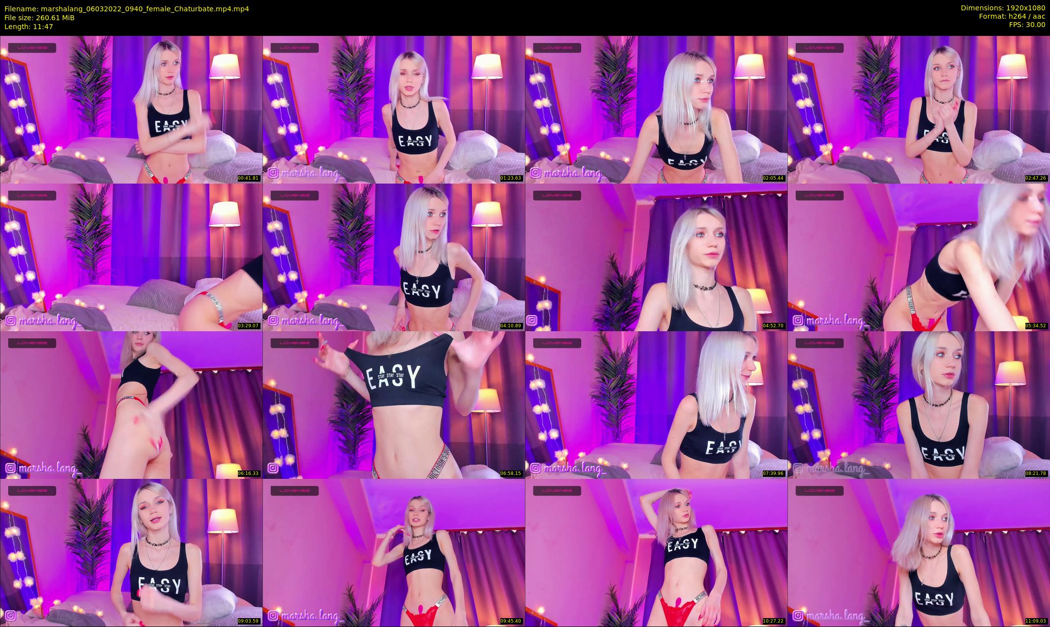 marshalang — 12 minute Chaturbate couple cam show recording, 1080p, Mar 6, 2022