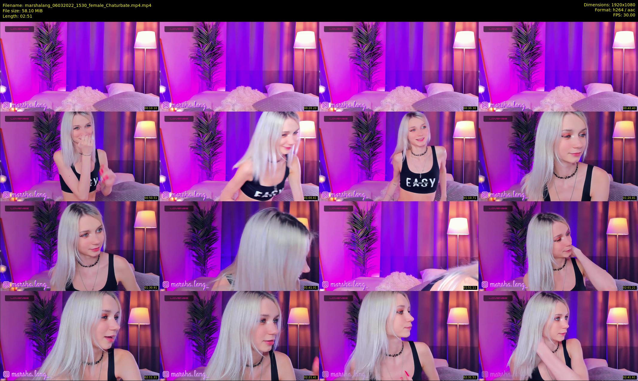 marshalang — 3 minute Chaturbate couple cam show recording, 1080p, Mar 6, 2022