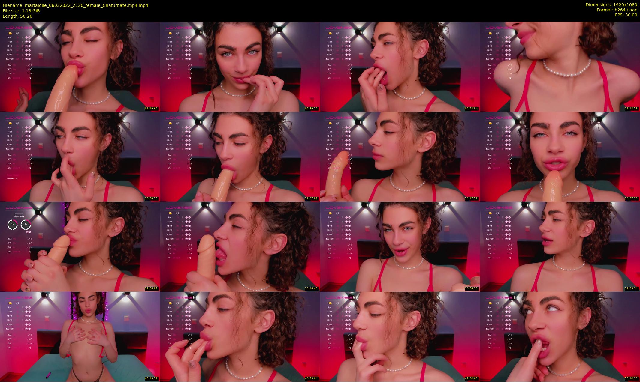 martajolie — 57 minute Chaturbate female cam show recording, 1080p, Mar 6, 2022