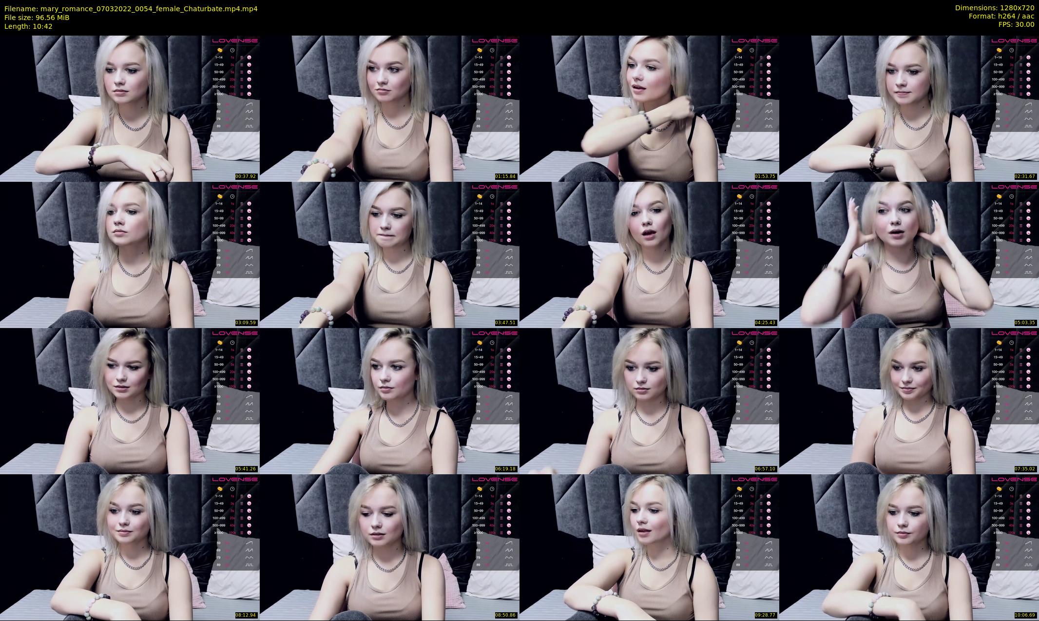 mary_romance — 11 minute Chaturbate female cam show recording, 720p, Mar 7, 2022