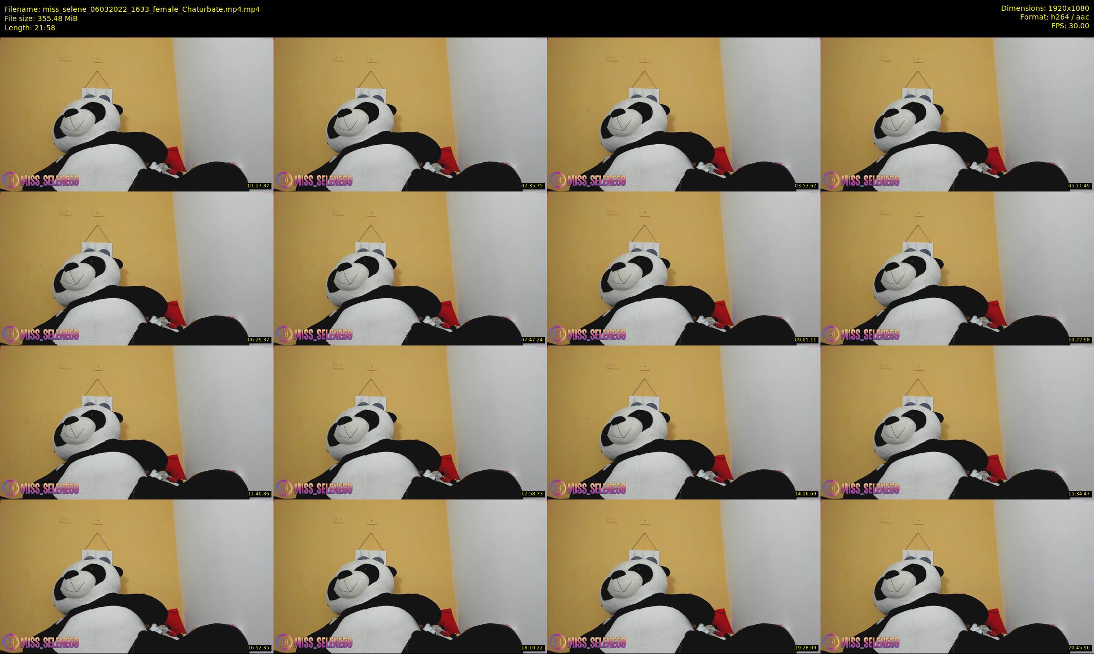 miss_selene — 22 minute Chaturbate female cam show recording, 1080p, Mar 6, 2022