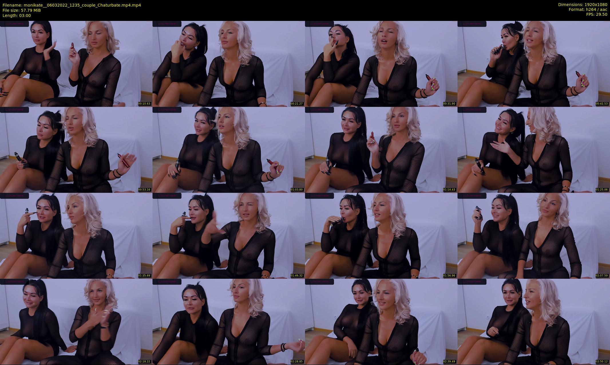 monikate_ — 3 minute Chaturbate couple cam show recording, 1080p, Mar 6, 2022