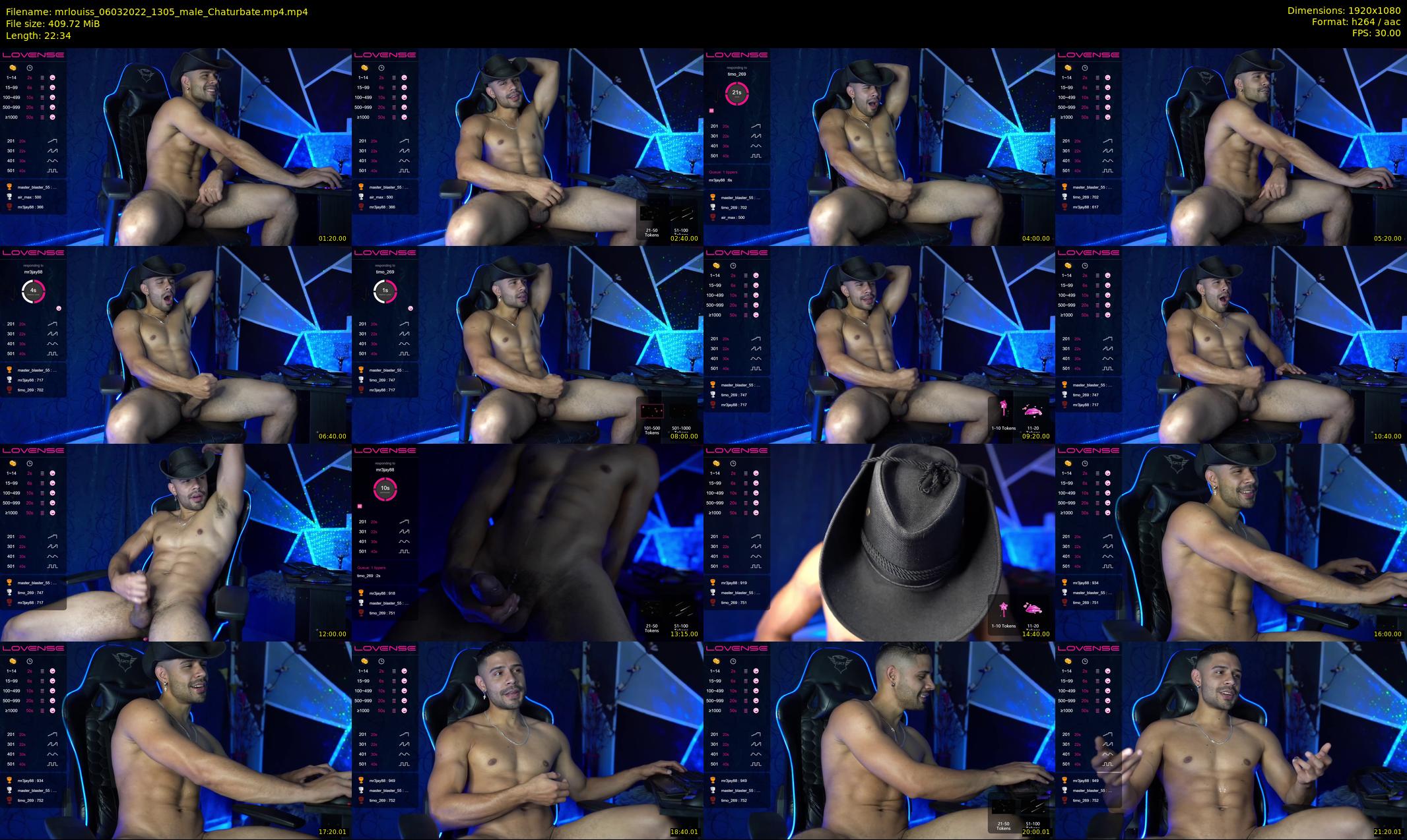 mrlouiss — 23 minute Chaturbate male cam show recording, 1080p, Mar 6, 2022
