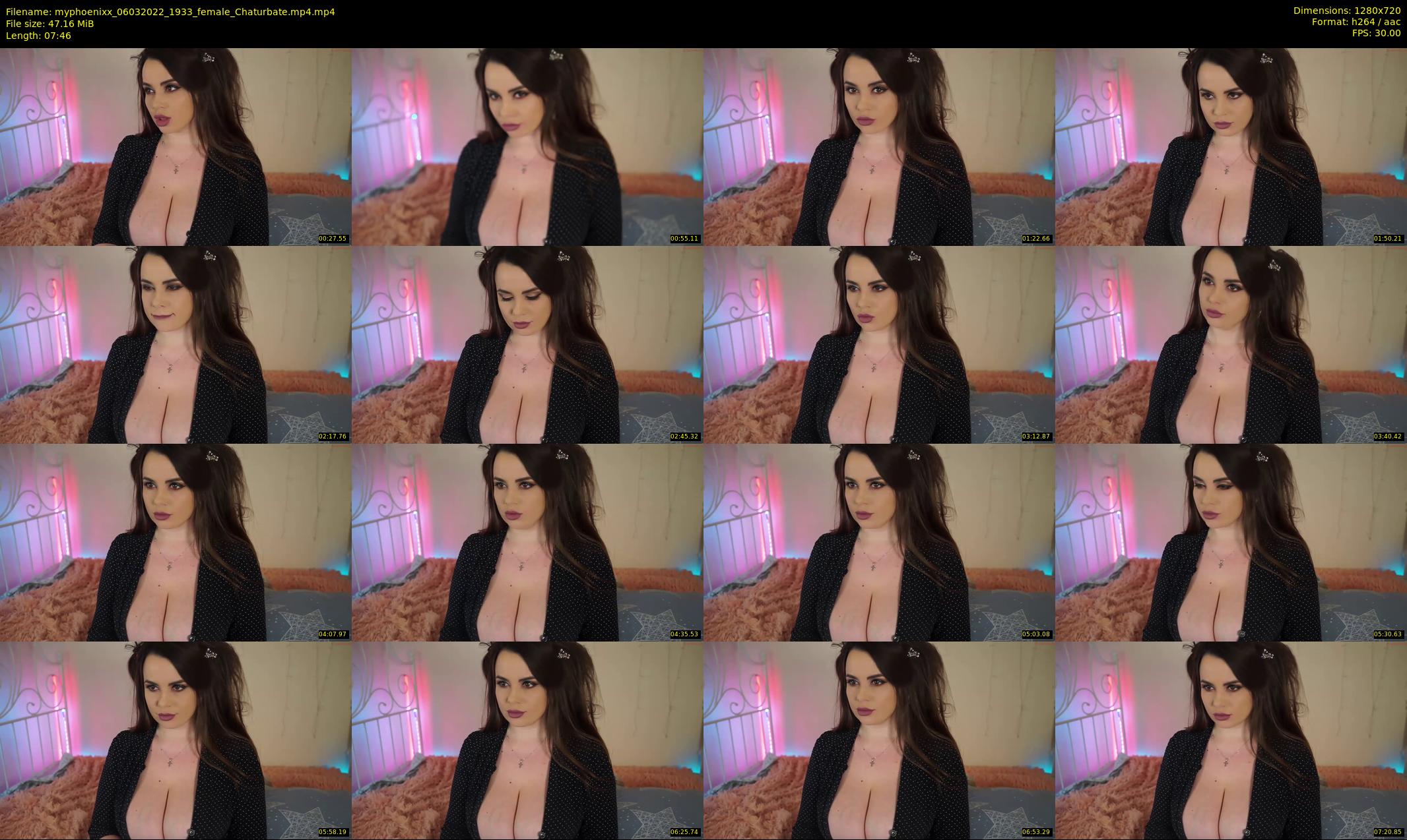 myphoenixx — 8 minute Chaturbate female cam show recording, 720p, Mar 6, 2022