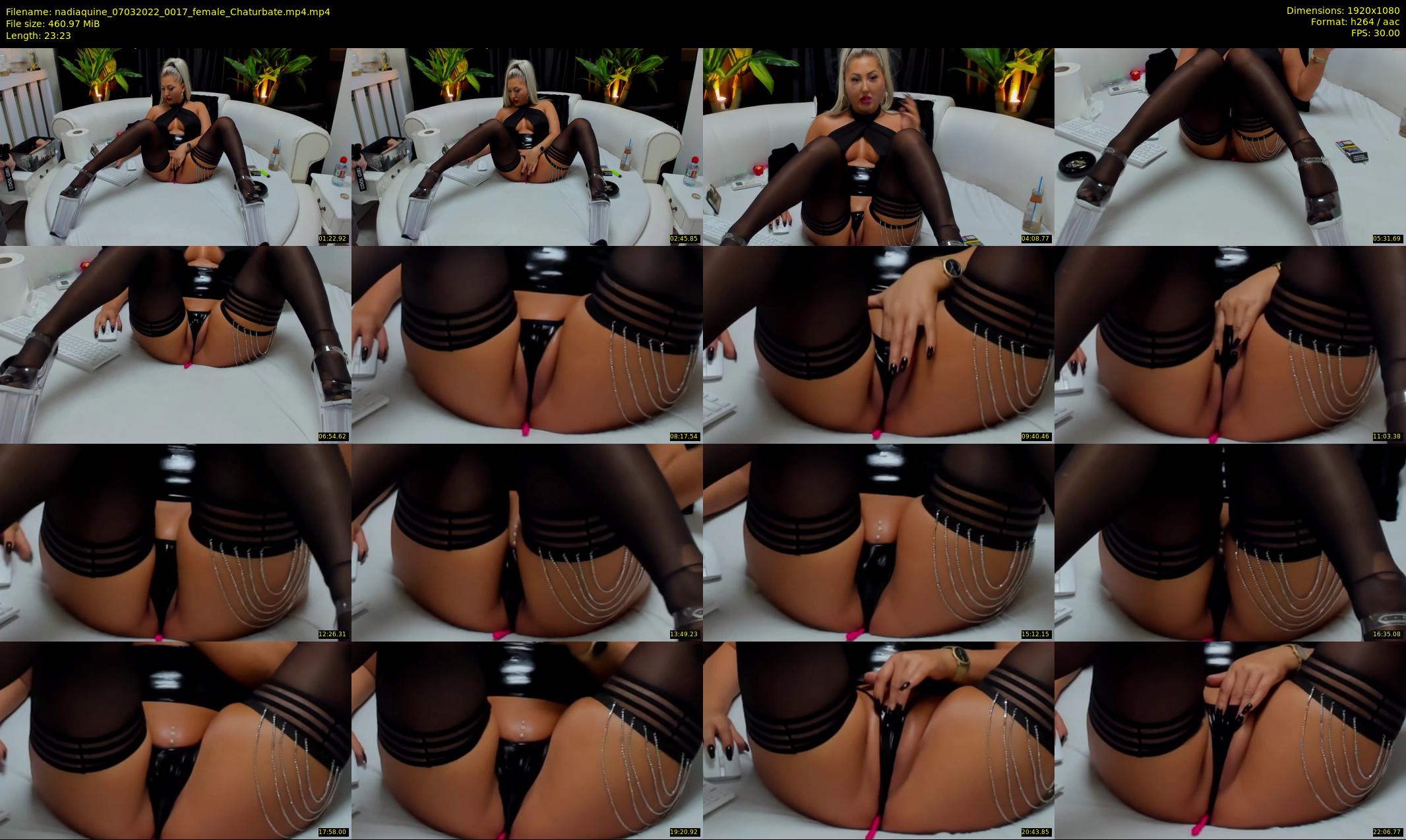 nadiaquine — 24 minute Chaturbate female cam show recording, 1080p, Mar 7, 2022