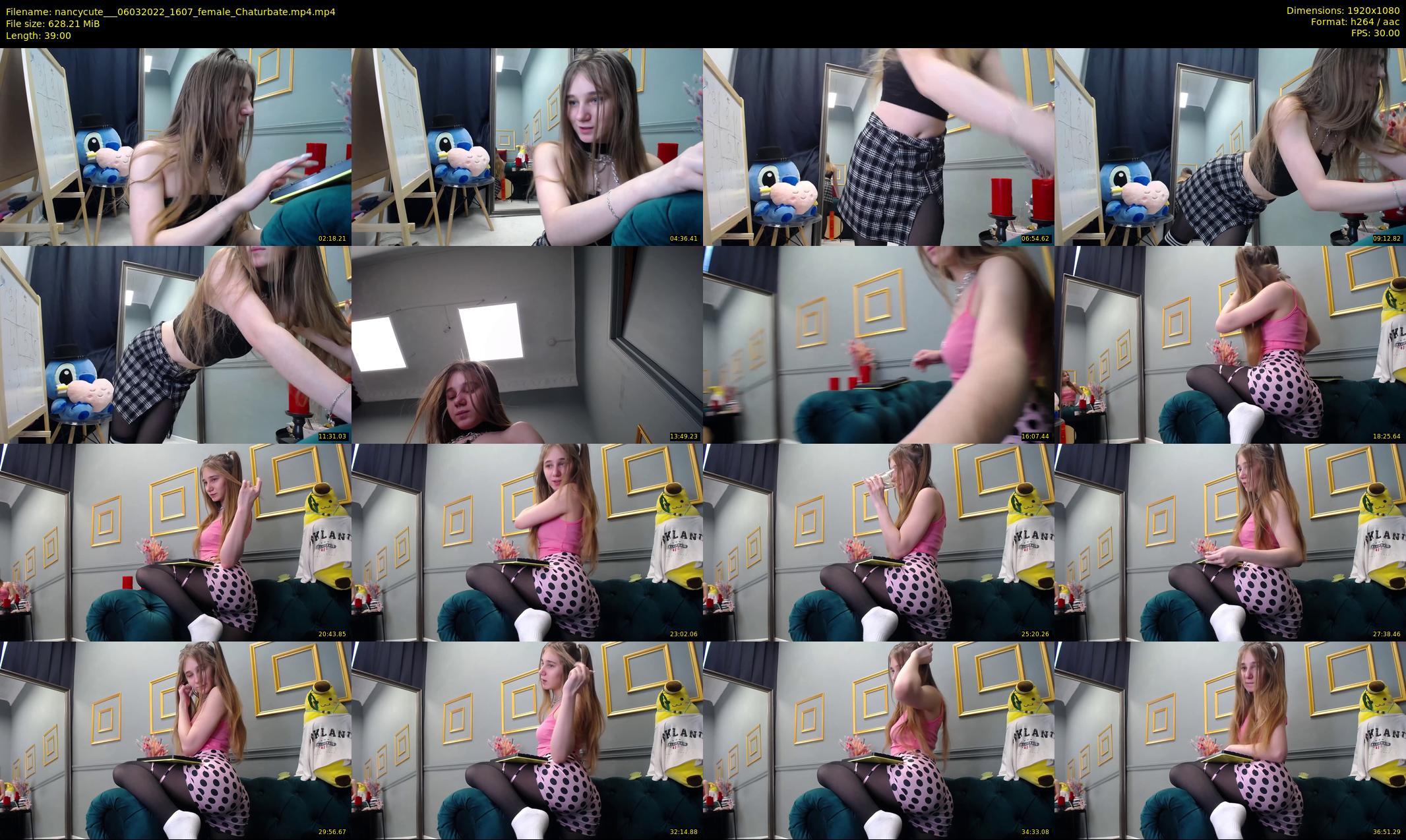 nancycute__ — 39 minute Chaturbate female cam show recording, 1080p, Mar 6, 2022
