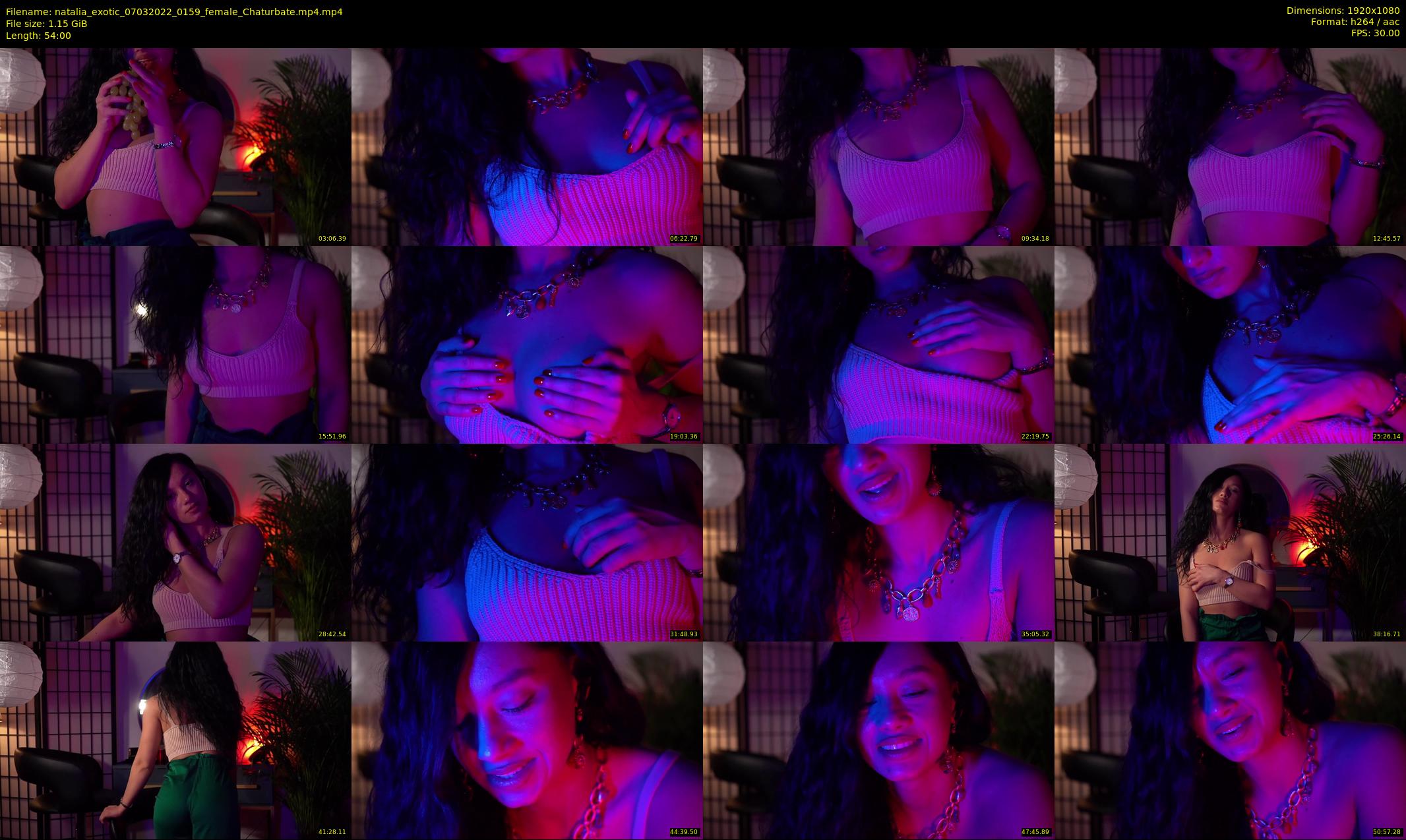 natalia_exotic — 54 minute Chaturbate female cam show recording, 1080p, Mar 7, 2022