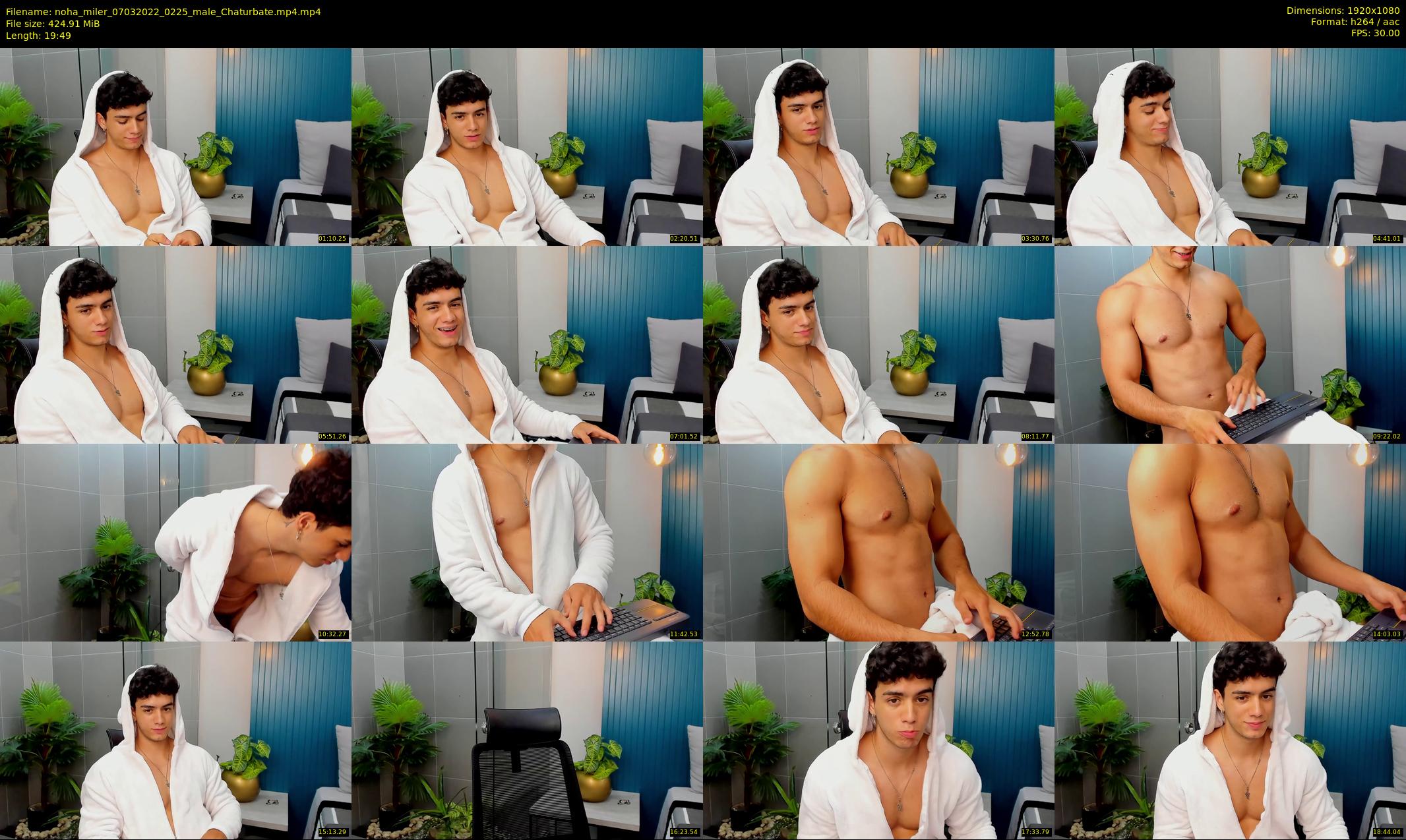 noha_miler — 20 minute Chaturbate male cam show recording, 1080p, Mar 7, 2022