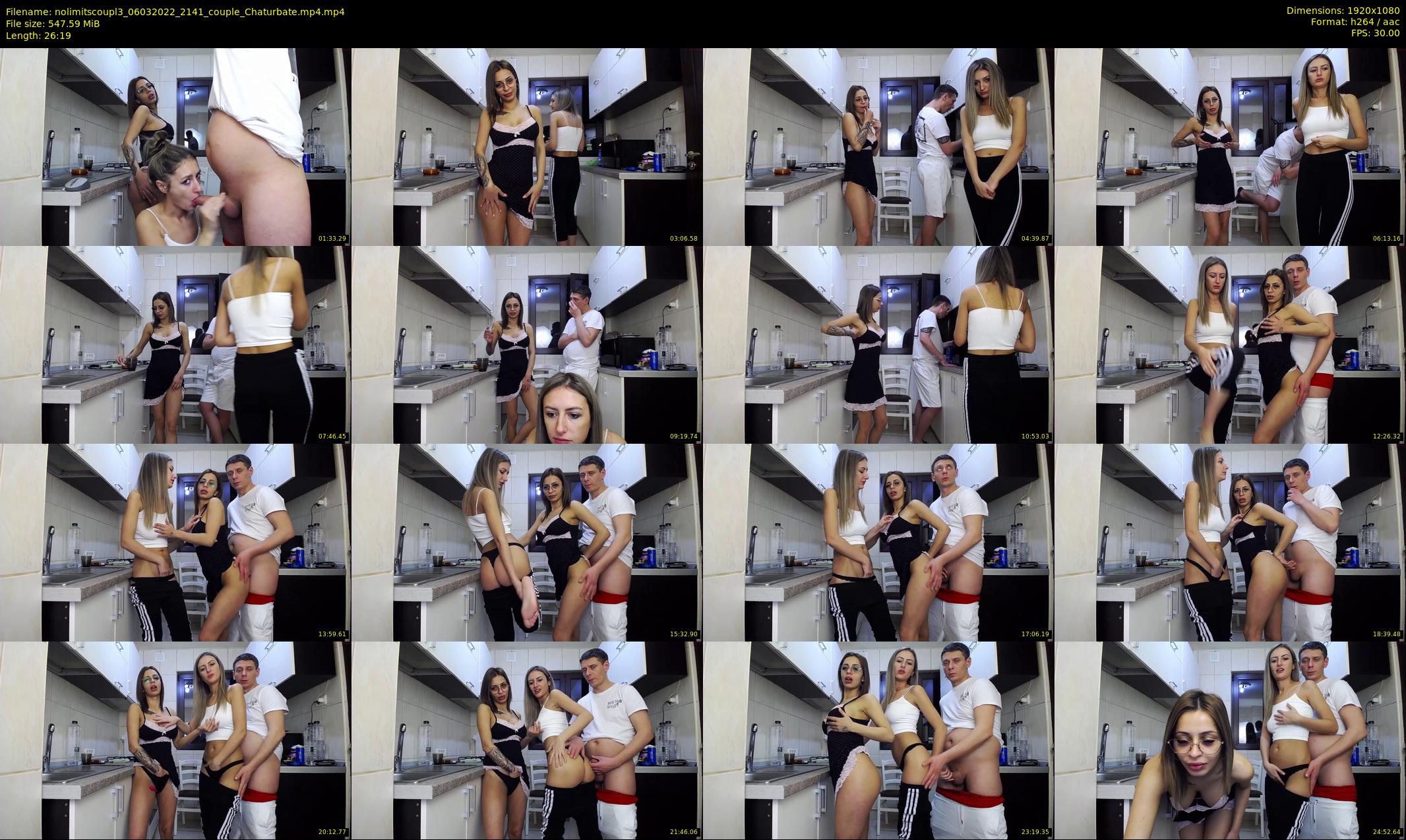nolimitscoupl3 — 27 minute Chaturbate couple cam show recording, 1080p, Mar 6, 2022