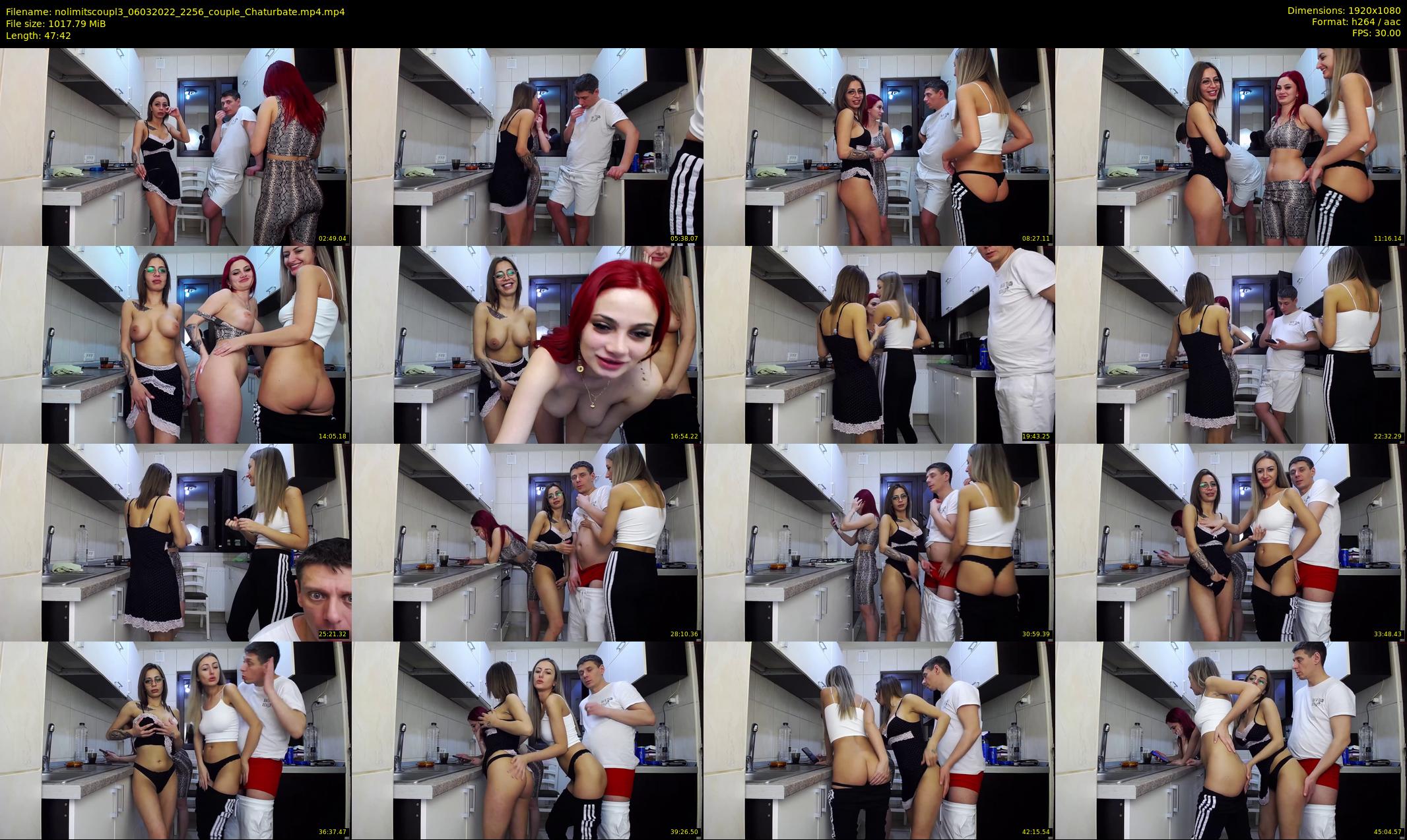 nolimitscoupl3 — 48 minute Chaturbate couple cam show recording, 1080p, Mar 6, 2022