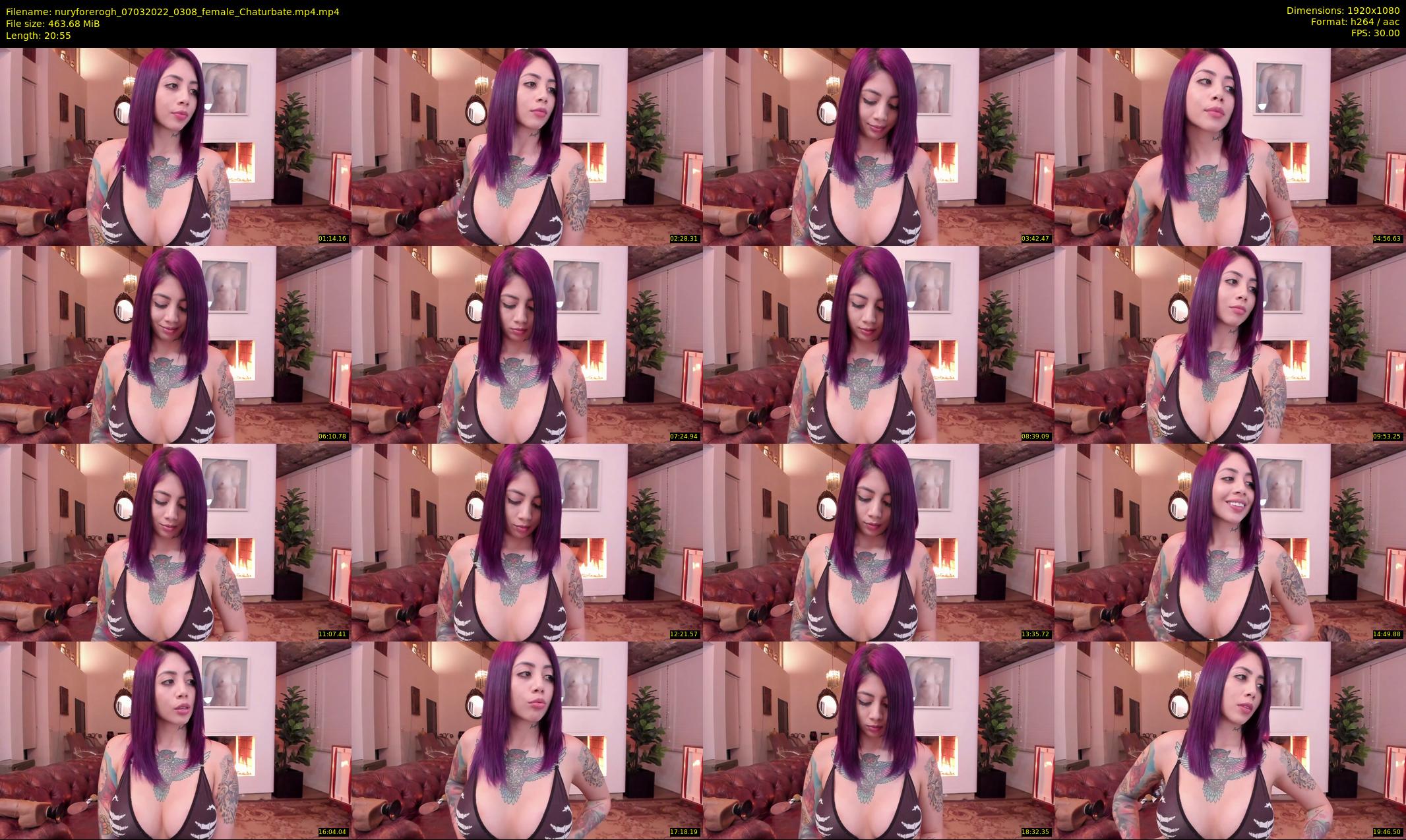 nuryforerogh — 21 minute Chaturbate female cam show recording, 1080p, Mar 7, 2022