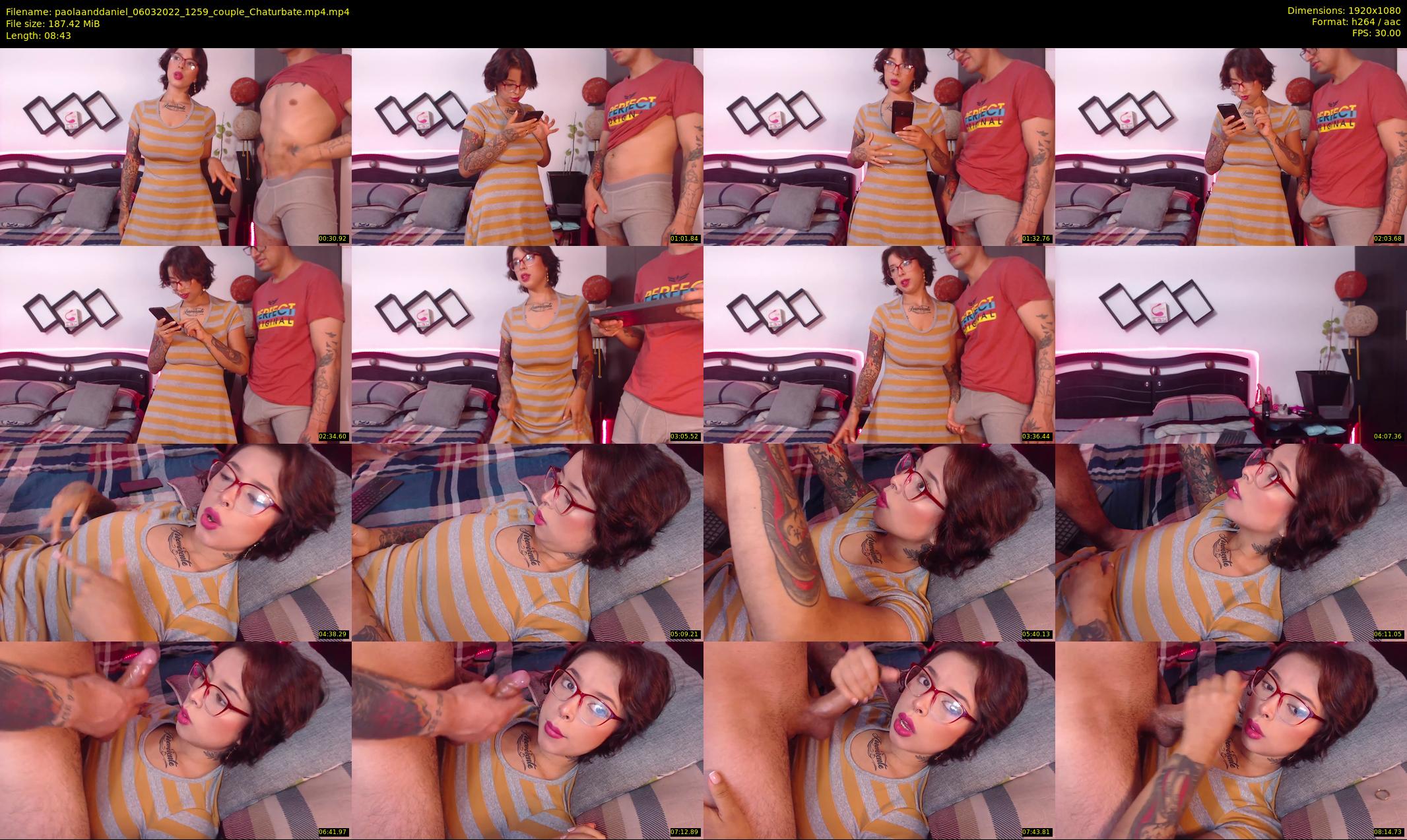 paolaanddaniel — 9 minute Chaturbate couple cam show recording, 1080p, Mar 6, 2022