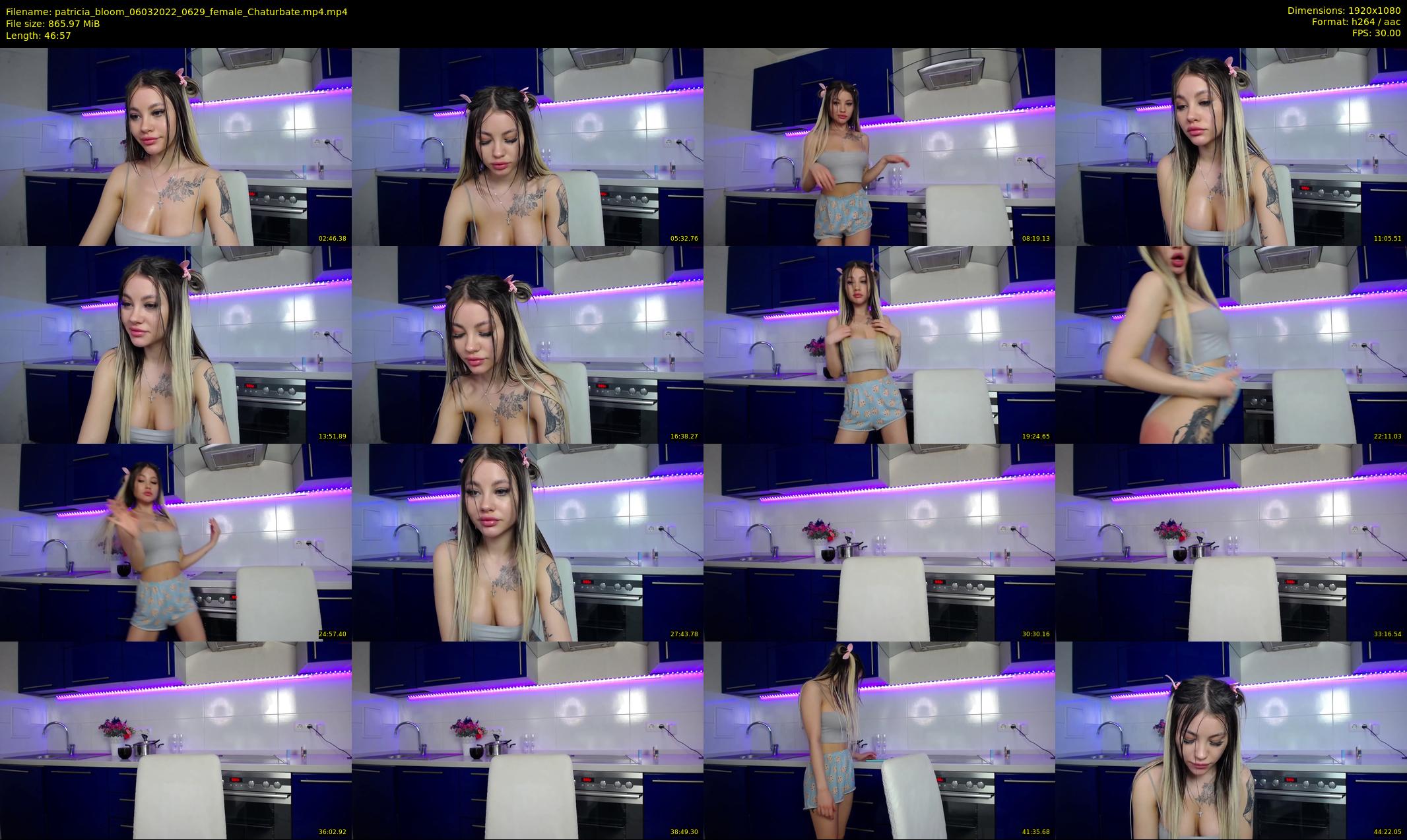 patricia_bloom — 47 minute Chaturbate female cam show recording, 1080p, Mar 6, 2022