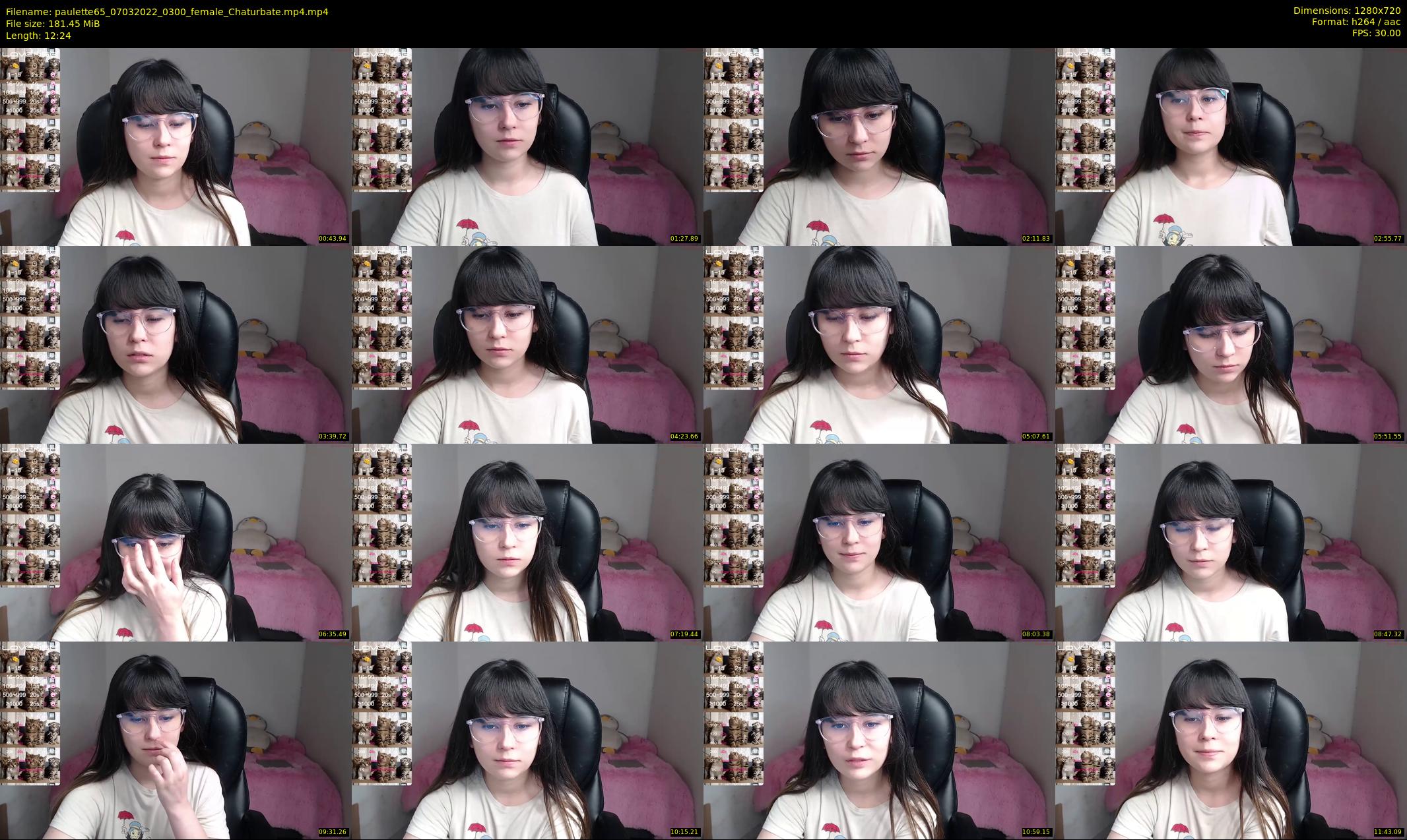 paulette65 — 13 minute Chaturbate female cam show recording, 720p, Mar 7, 2022