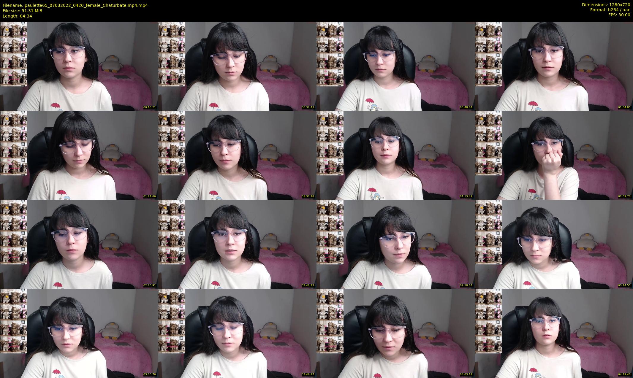 paulette65 — 5 minute Chaturbate female cam show recording, 720p, Mar 7, 2022