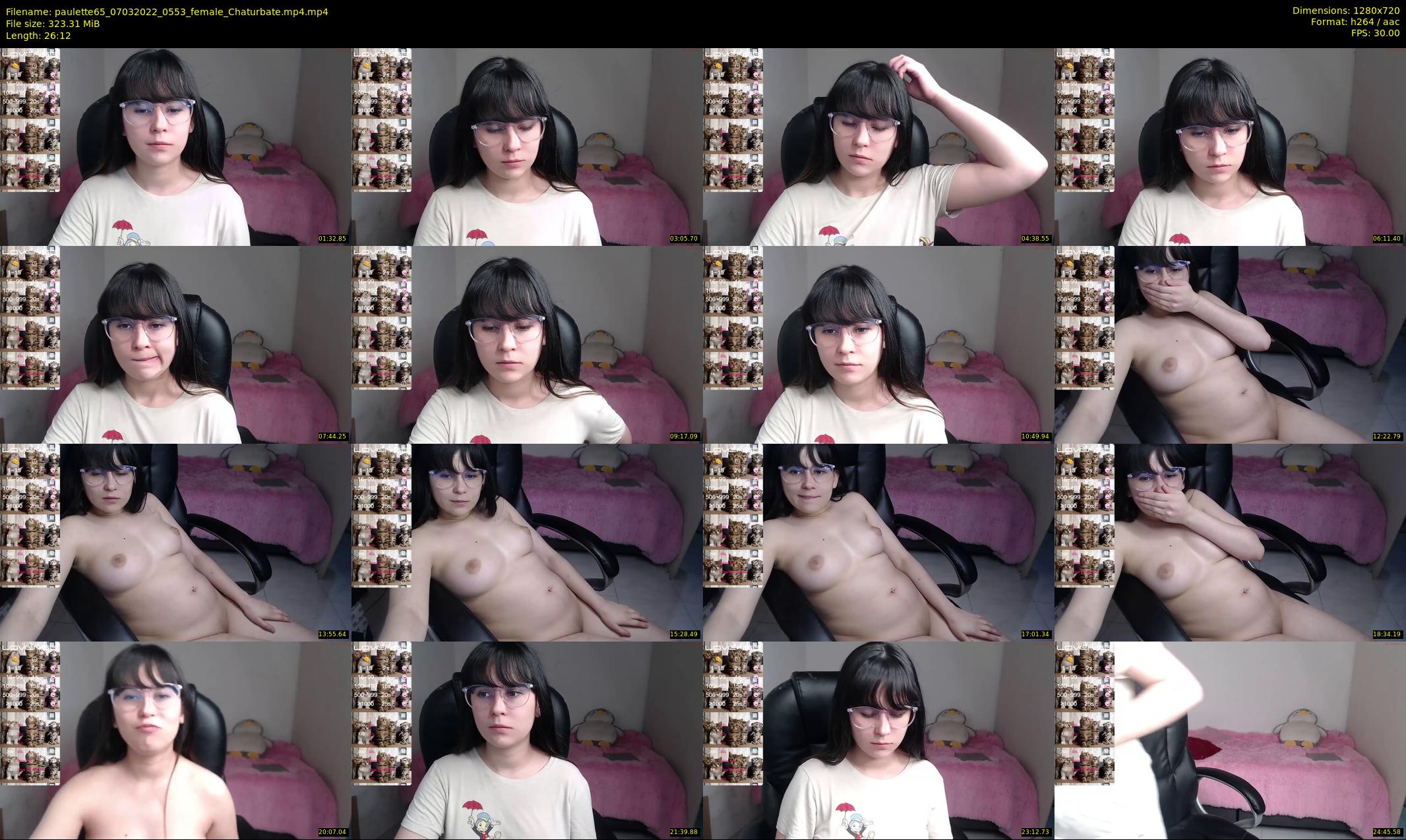 paulette65 — 27 minute Chaturbate female cam show recording, 720p, Mar 7, 2022