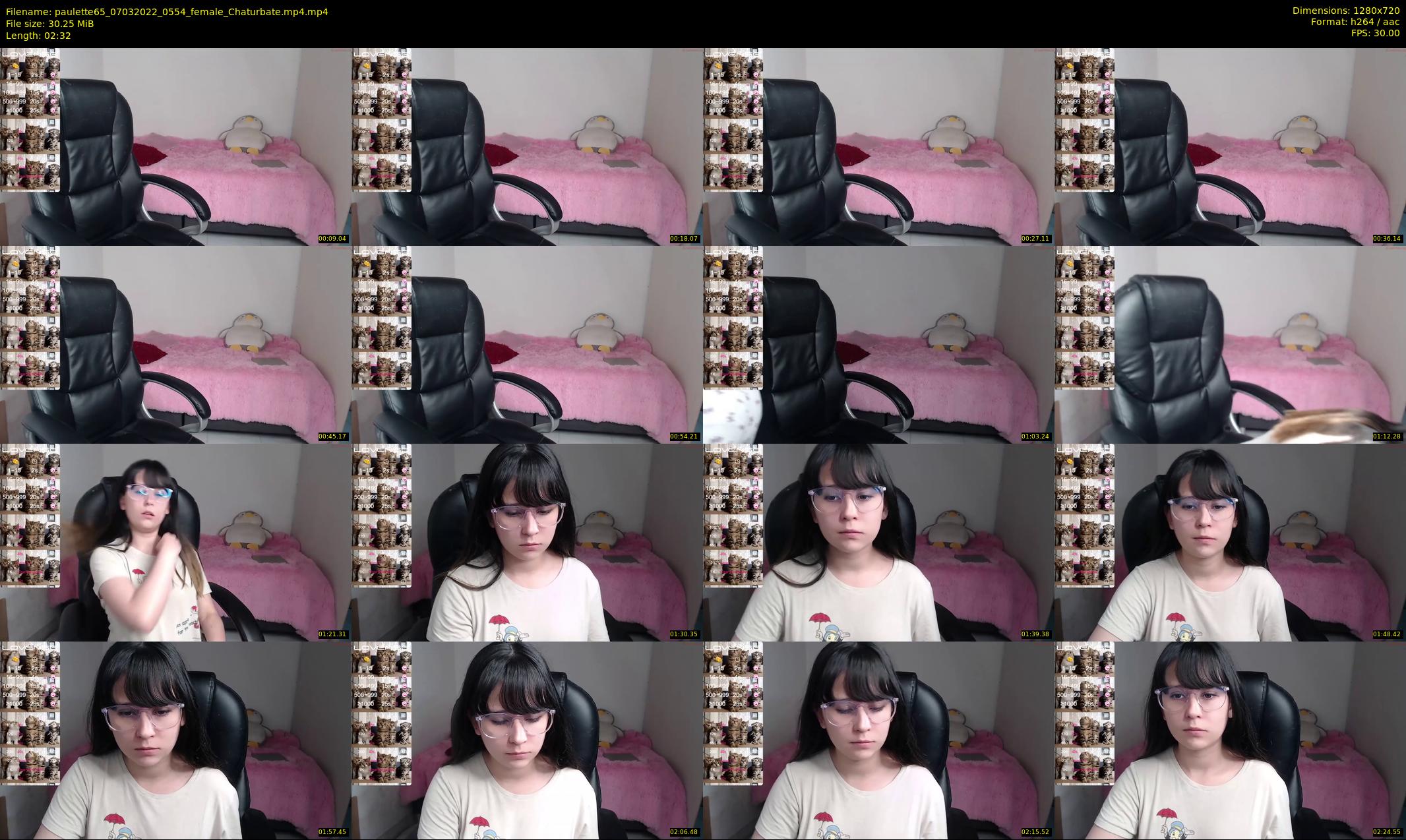 paulette65 — 3 minute Chaturbate female cam show recording, 720p, Mar 7, 2022