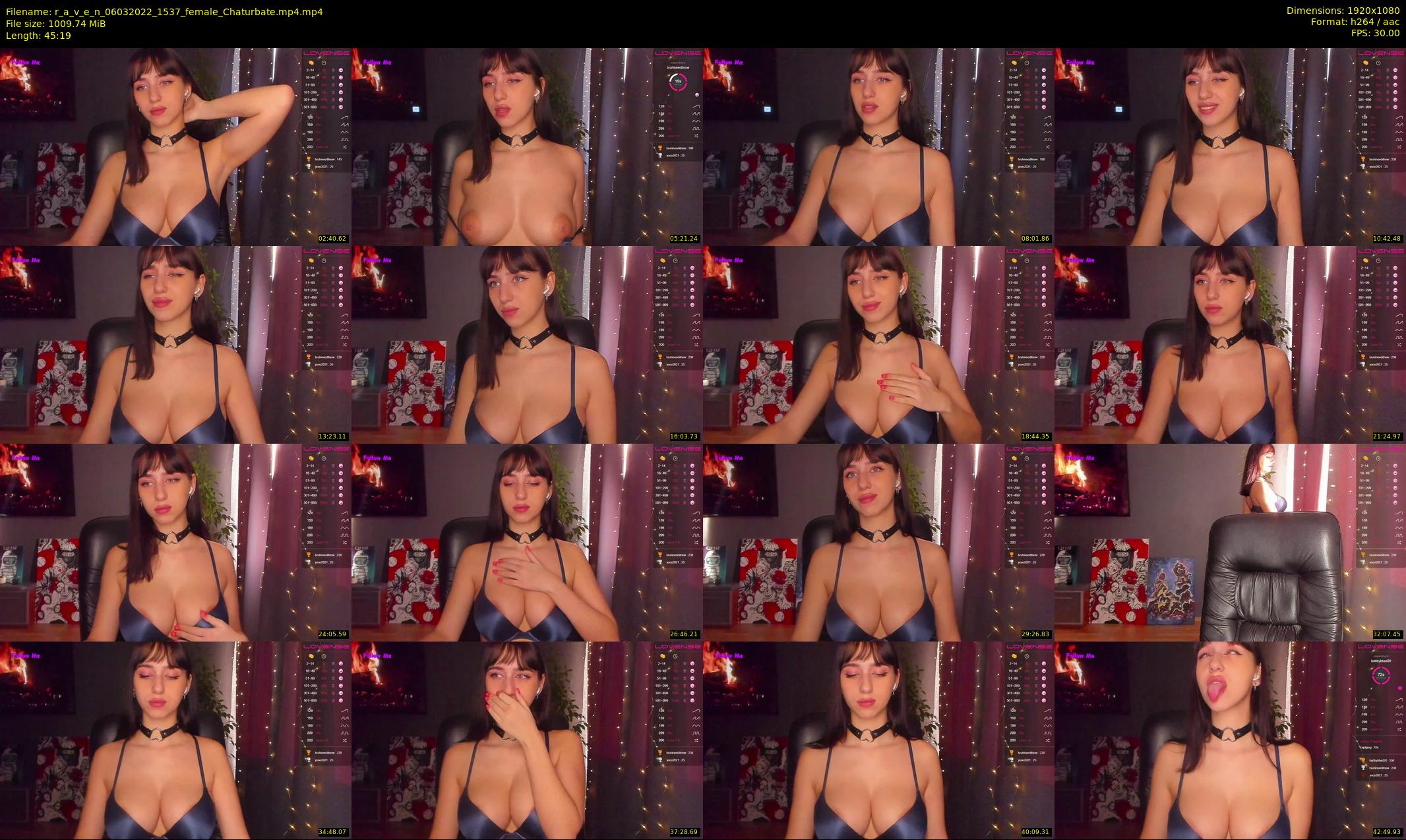 r_a_v_e_n — 46 minute Chaturbate female cam show recording, 1080p, Mar 6, 2022