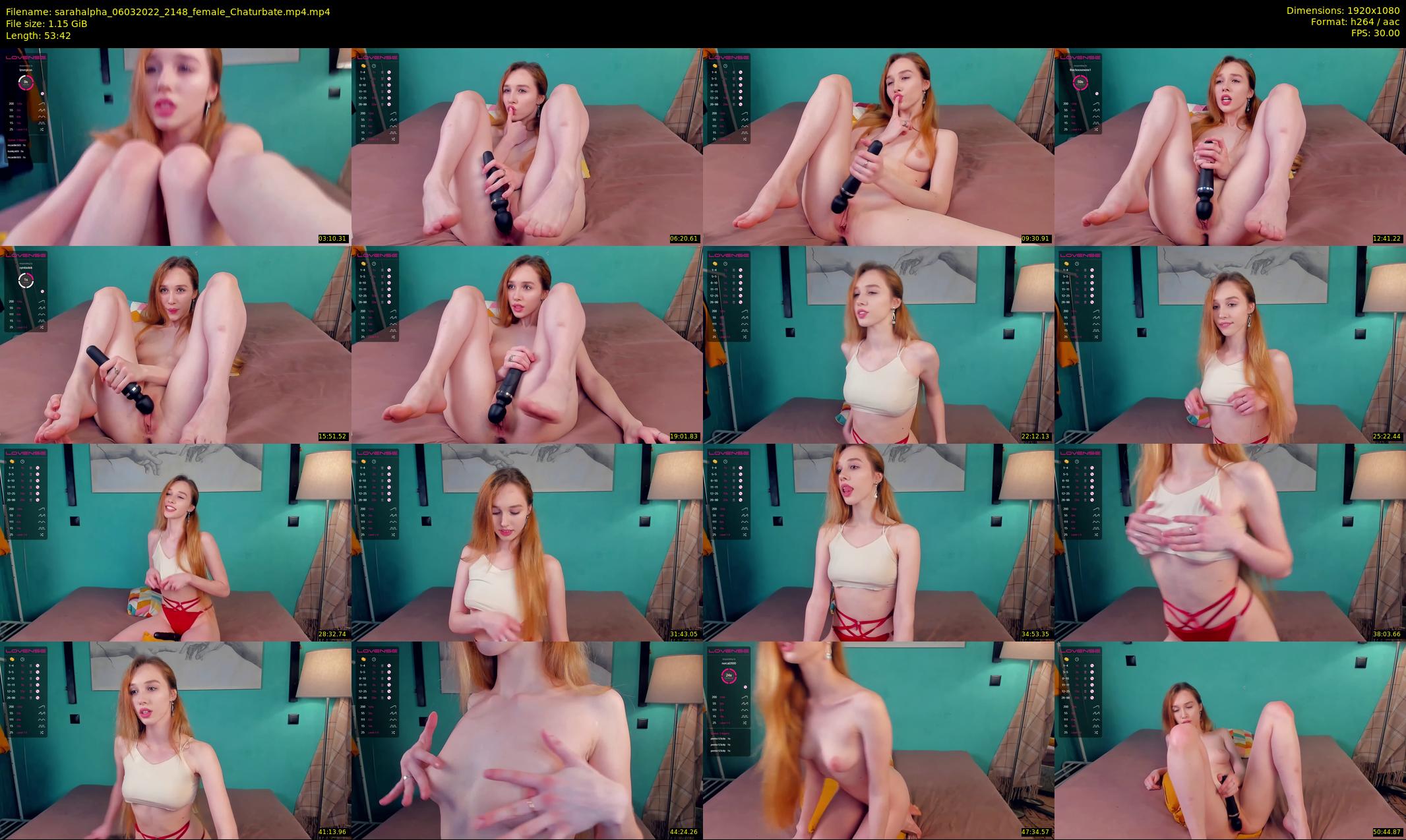 sarahalpha — 54 minute Chaturbate couple cam show recording, 1080p, Mar 6, 2022