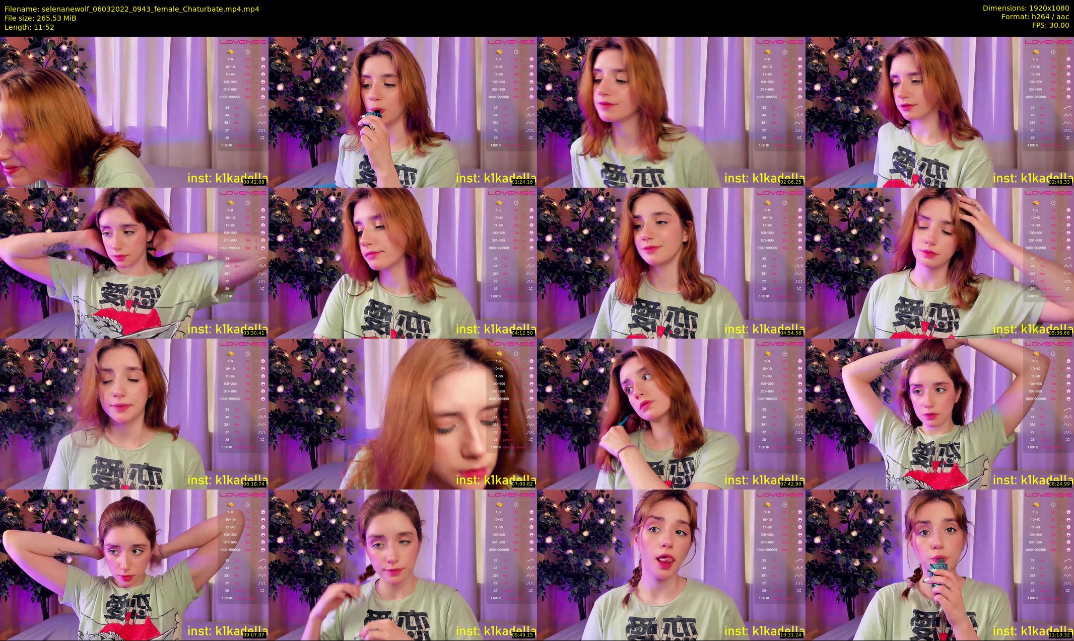 selenanewolf — 12 minute Chaturbate couple cam show recording, 1080p, Mar 6, 2022