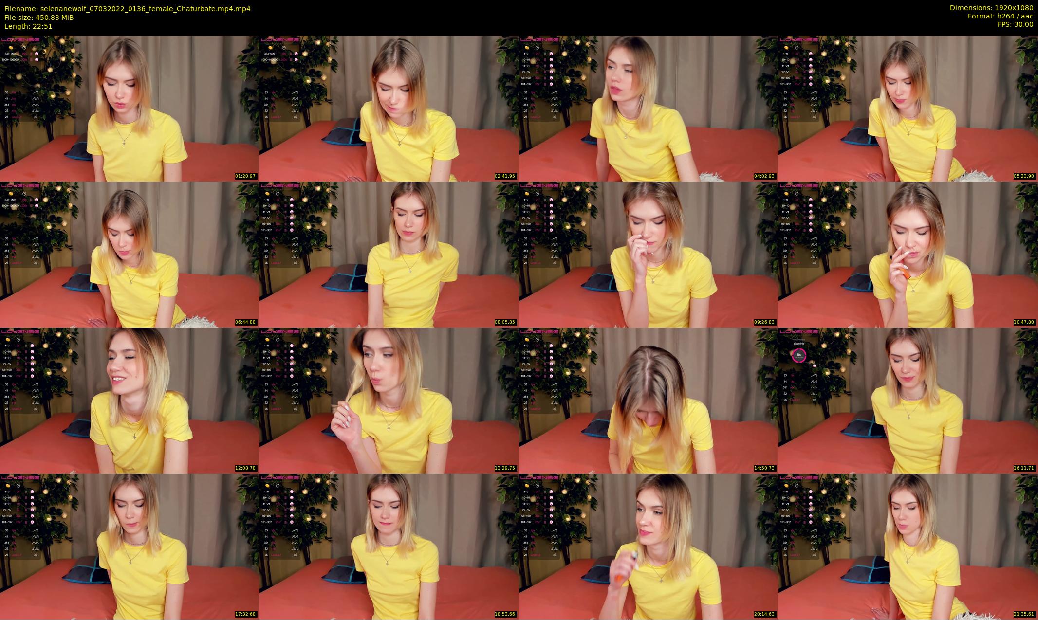 selenanewolf — 23 minute Chaturbate couple cam show recording, 1080p, Mar 7, 2022