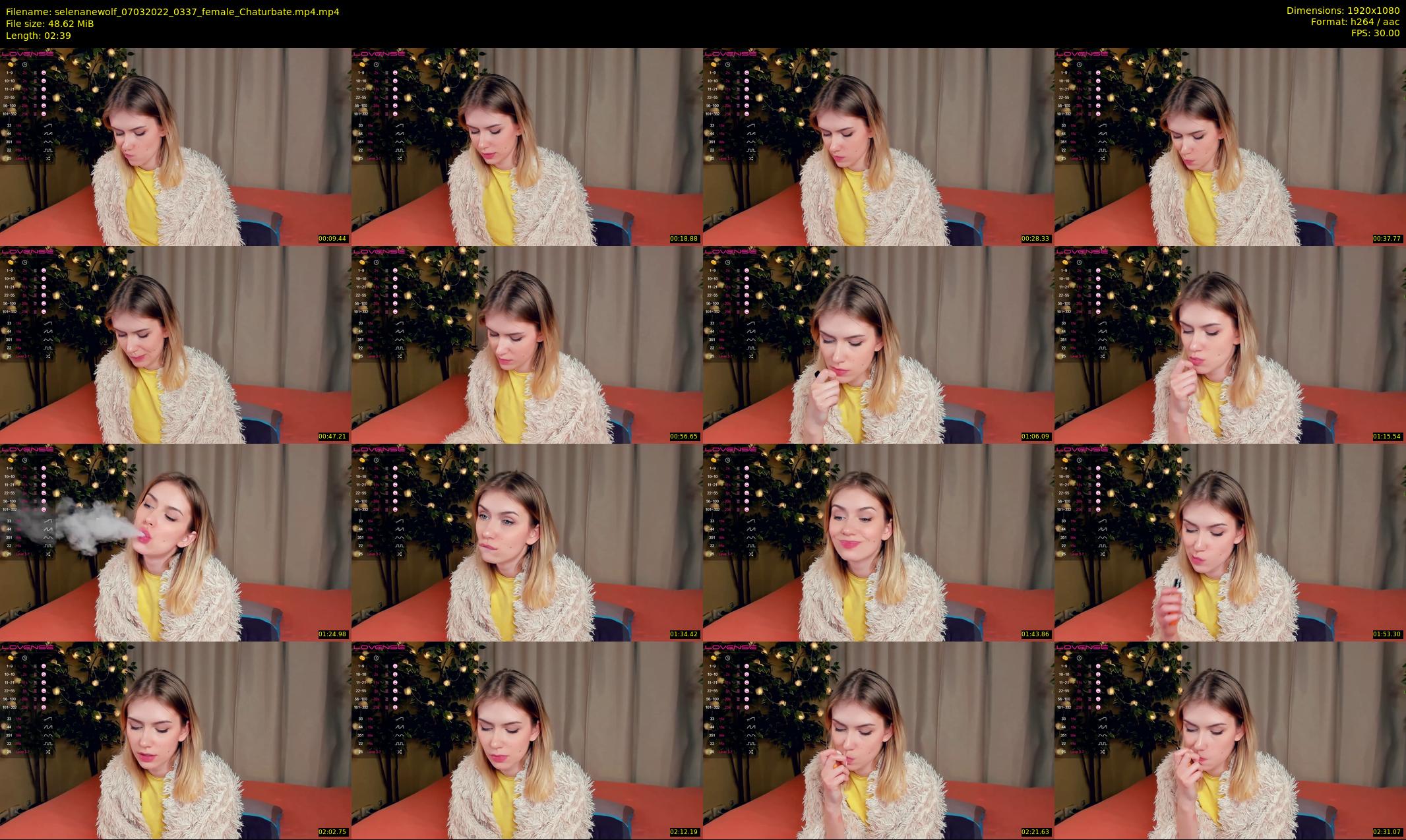 selenanewolf — 3 minute Chaturbate couple cam show recording, 1080p, Mar 7, 2022