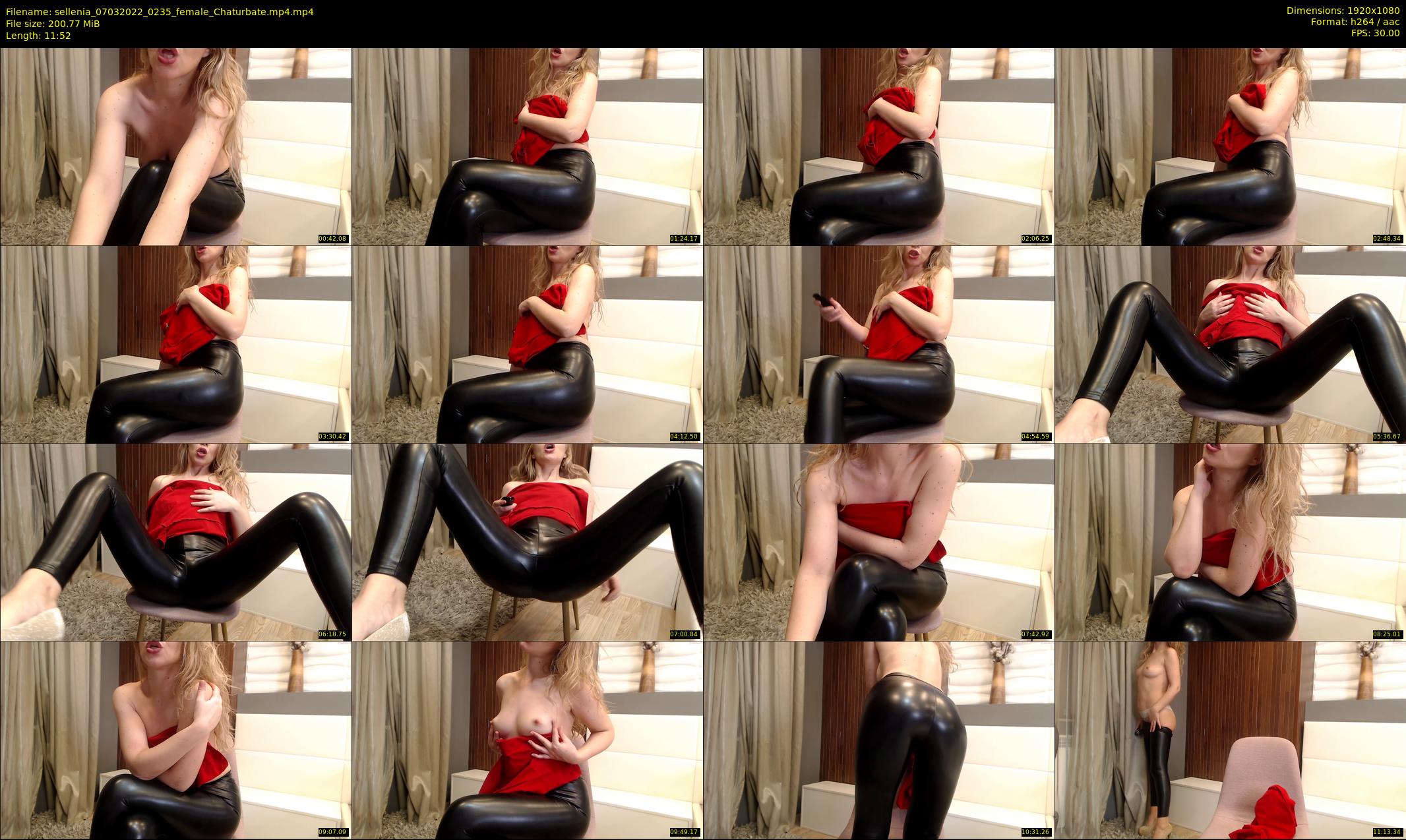 sellenia — 12 minute Chaturbate female cam show recording, 1080p, Mar 7, 2022