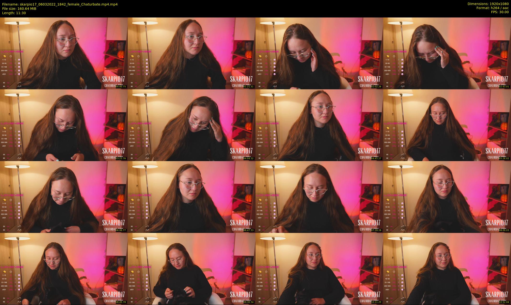 skarpio17 — 12 minute Chaturbate female cam show recording, 1080p, Mar 6, 2022