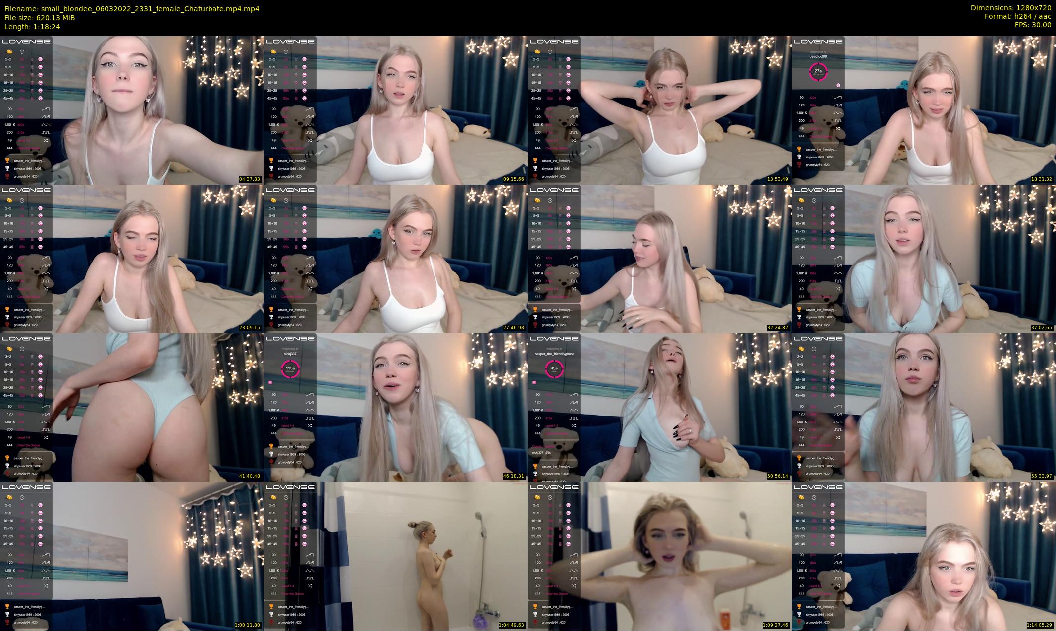 small_blondee — 79 minute Chaturbate female cam show recording, 720p, Mar 6, 2022