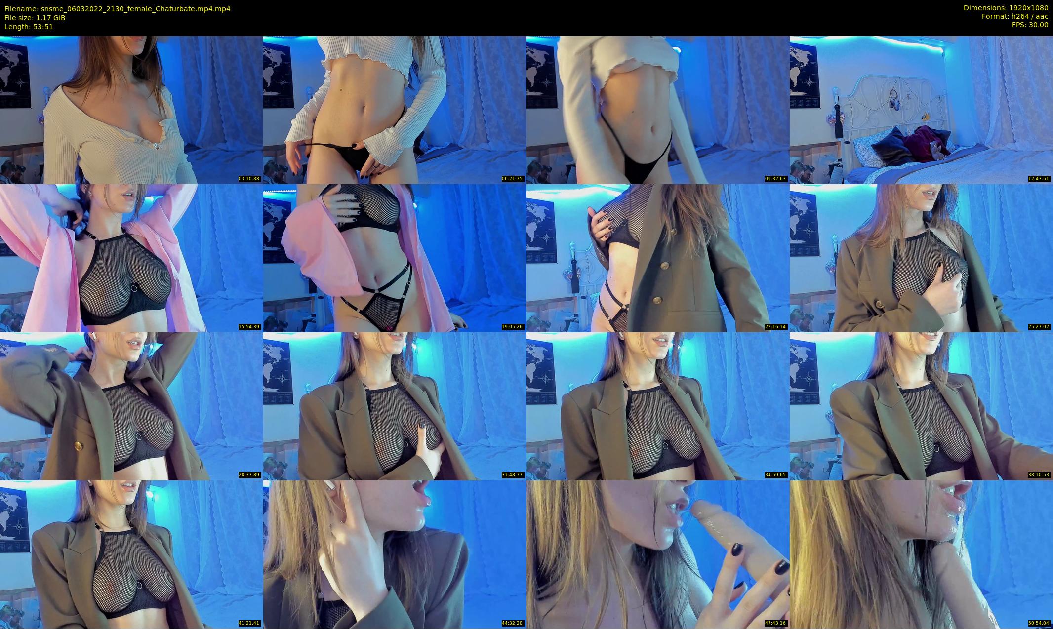 snsme — 54 minute Chaturbate female cam show recording, 1080p, Mar 6, 2022