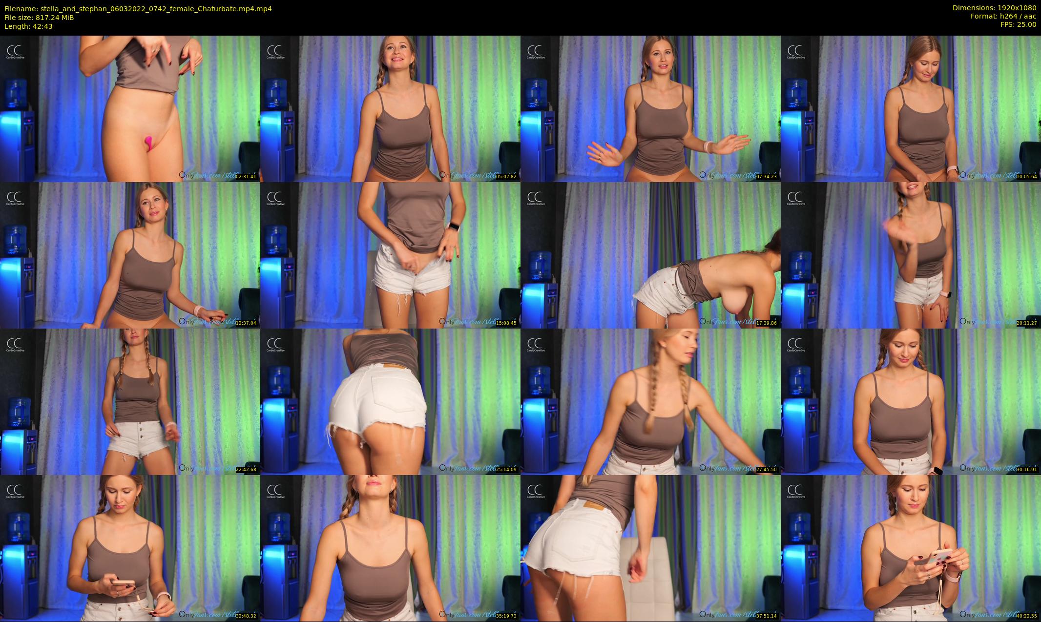 stella_and_stephan — 43 minute Chaturbate couple cam show recording, 1080p, Mar 6, 2022
