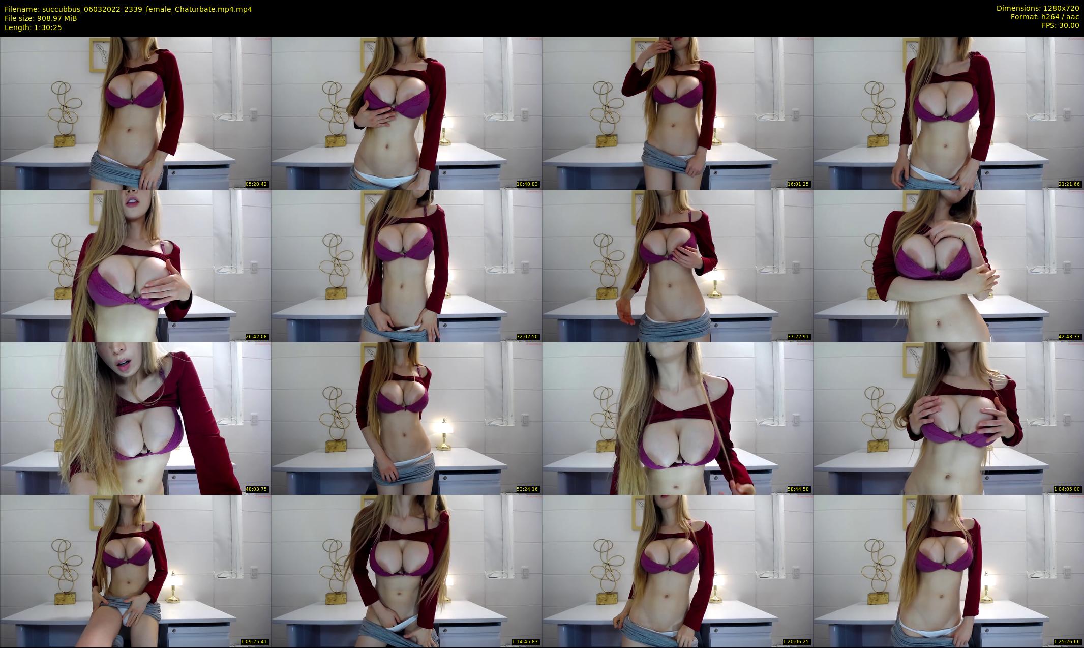 succubbus — 91 minute Chaturbate female cam show recording, 720p, Mar 6, 2022