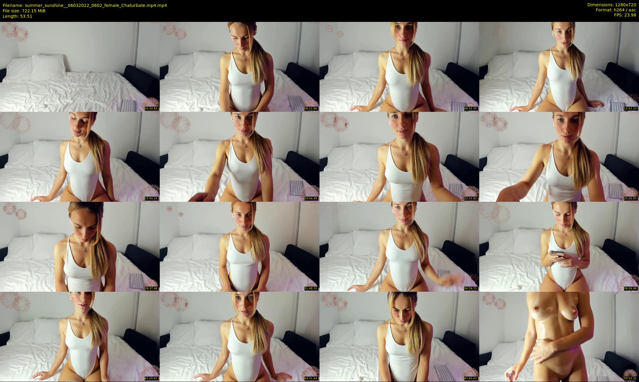 summer_sunshine_ — 54 minute Chaturbate female cam show recording, 720p, Mar 6, 2022