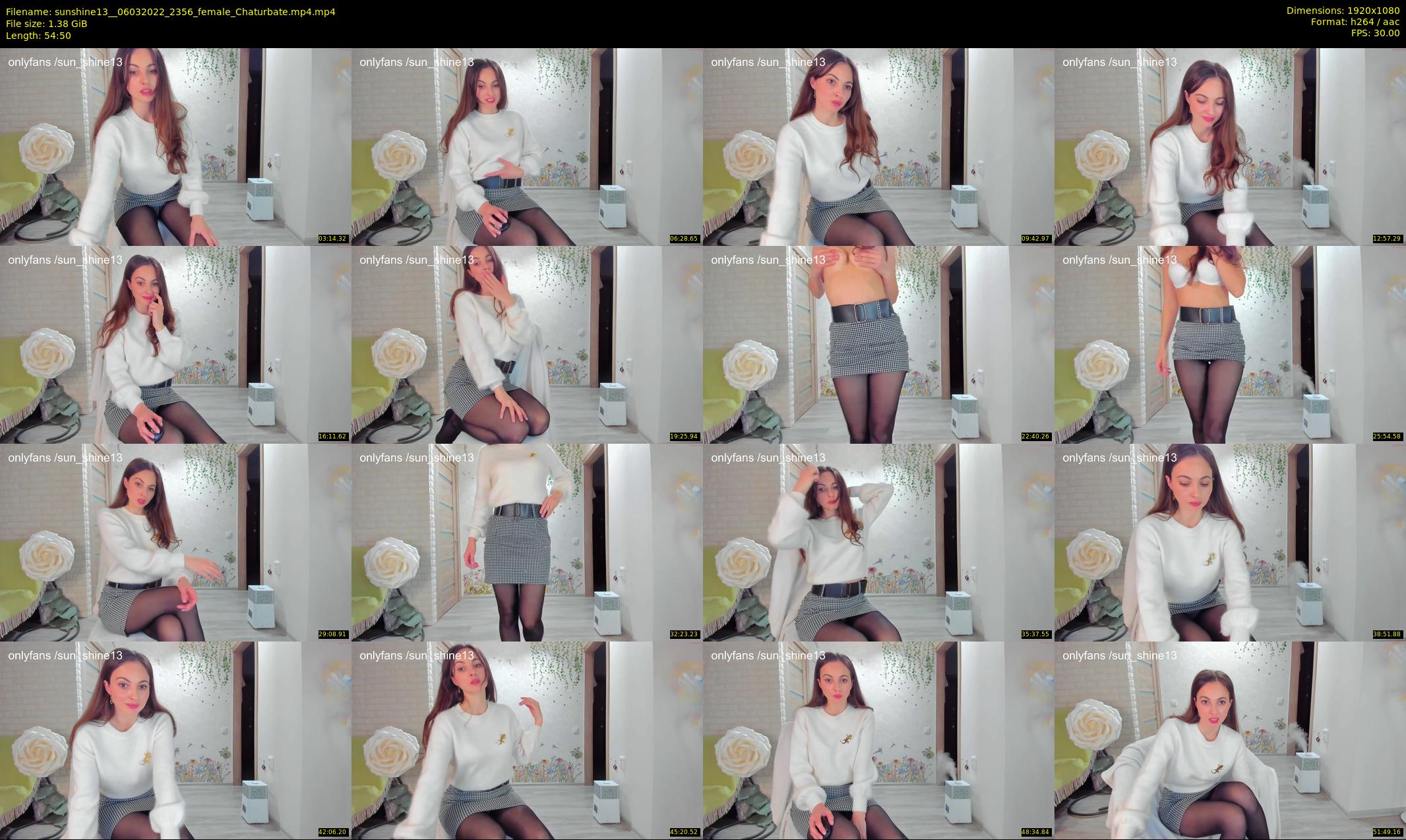 sunshine13_ — 55 minute Chaturbate female cam show recording, 1080p, Mar 6, 2022