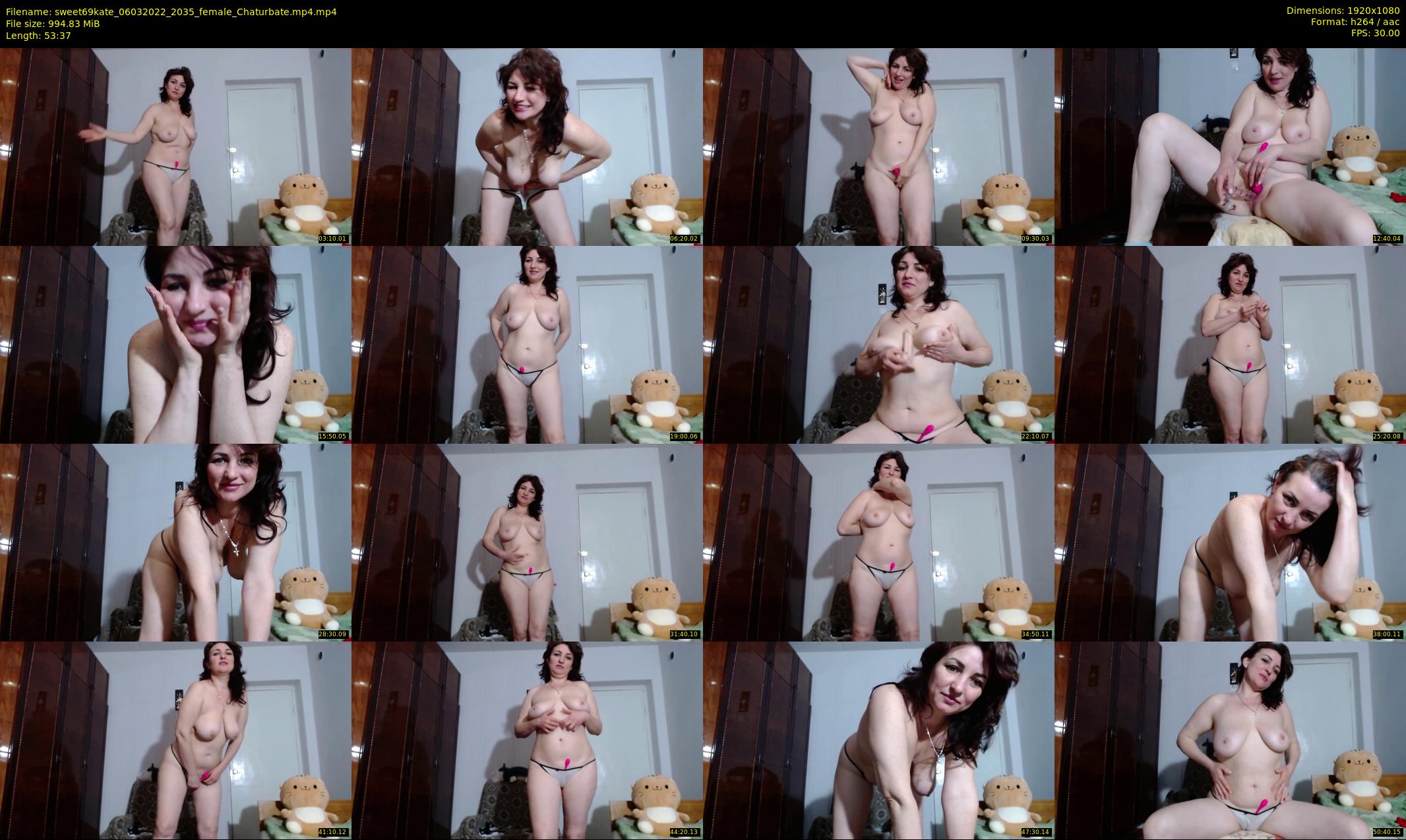 sweet69kate — 54 minute Chaturbate female cam show recording, 1080p, Mar 6, 2022