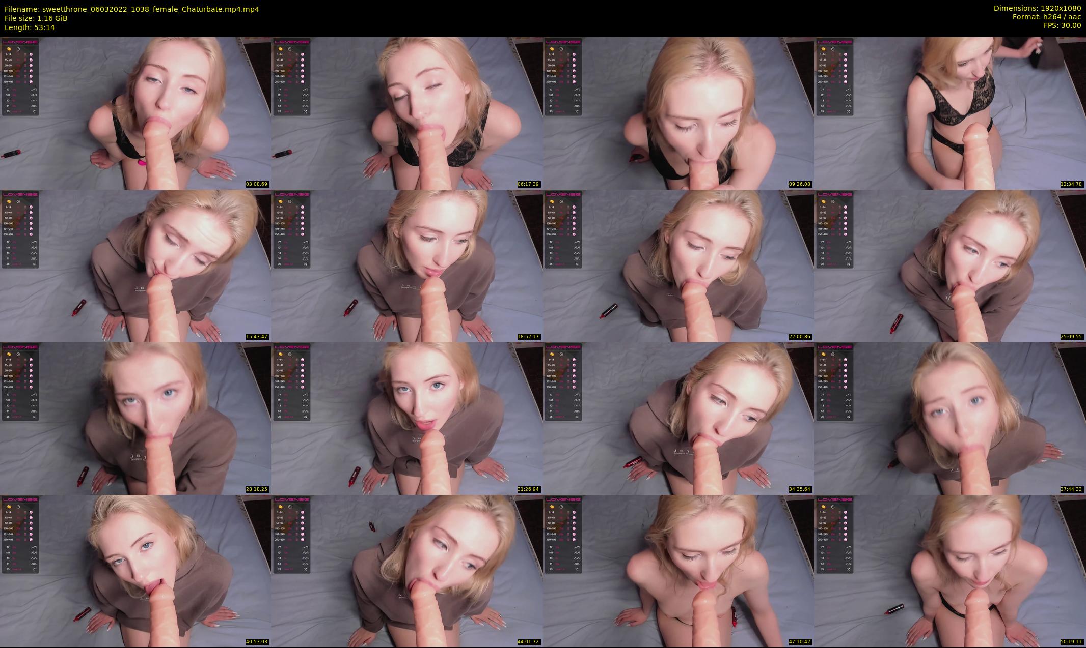 sweetthrone — 54 minute Chaturbate couple cam show recording, 1080p, Mar 6, 2022
