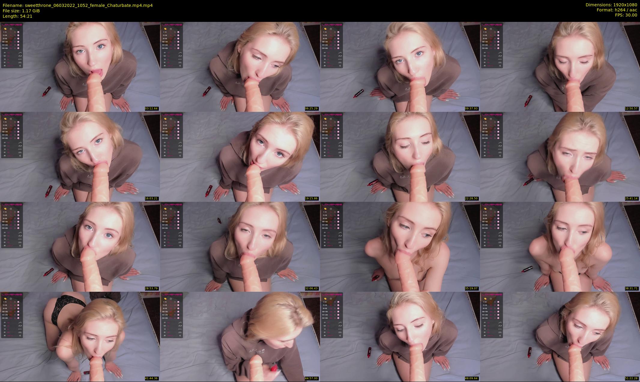 sweetthrone — 55 minute Chaturbate couple cam show recording, 1080p, Mar 6, 2022