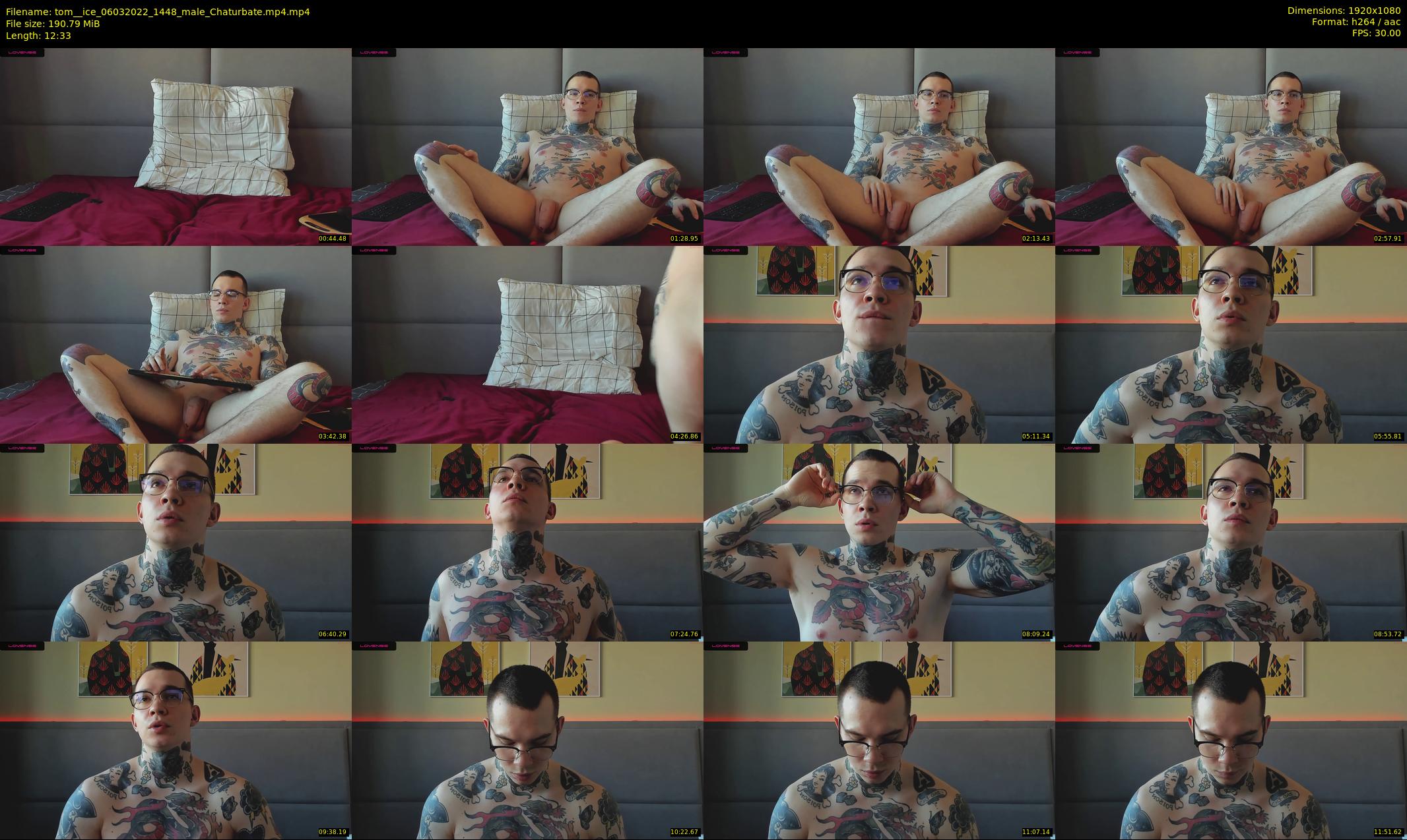 tom__ice — 13 minute Chaturbate male cam show recording, 1080p, Mar 6, 2022