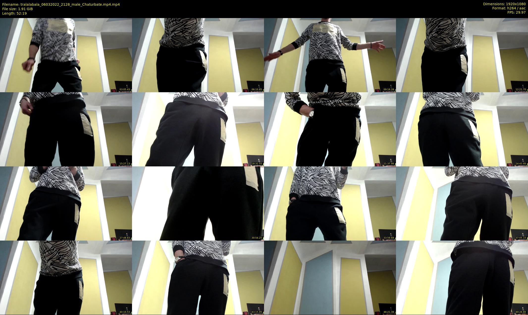 tralalabala — 53 minute Chaturbate male cam show recording, 1080p, Mar 6, 2022