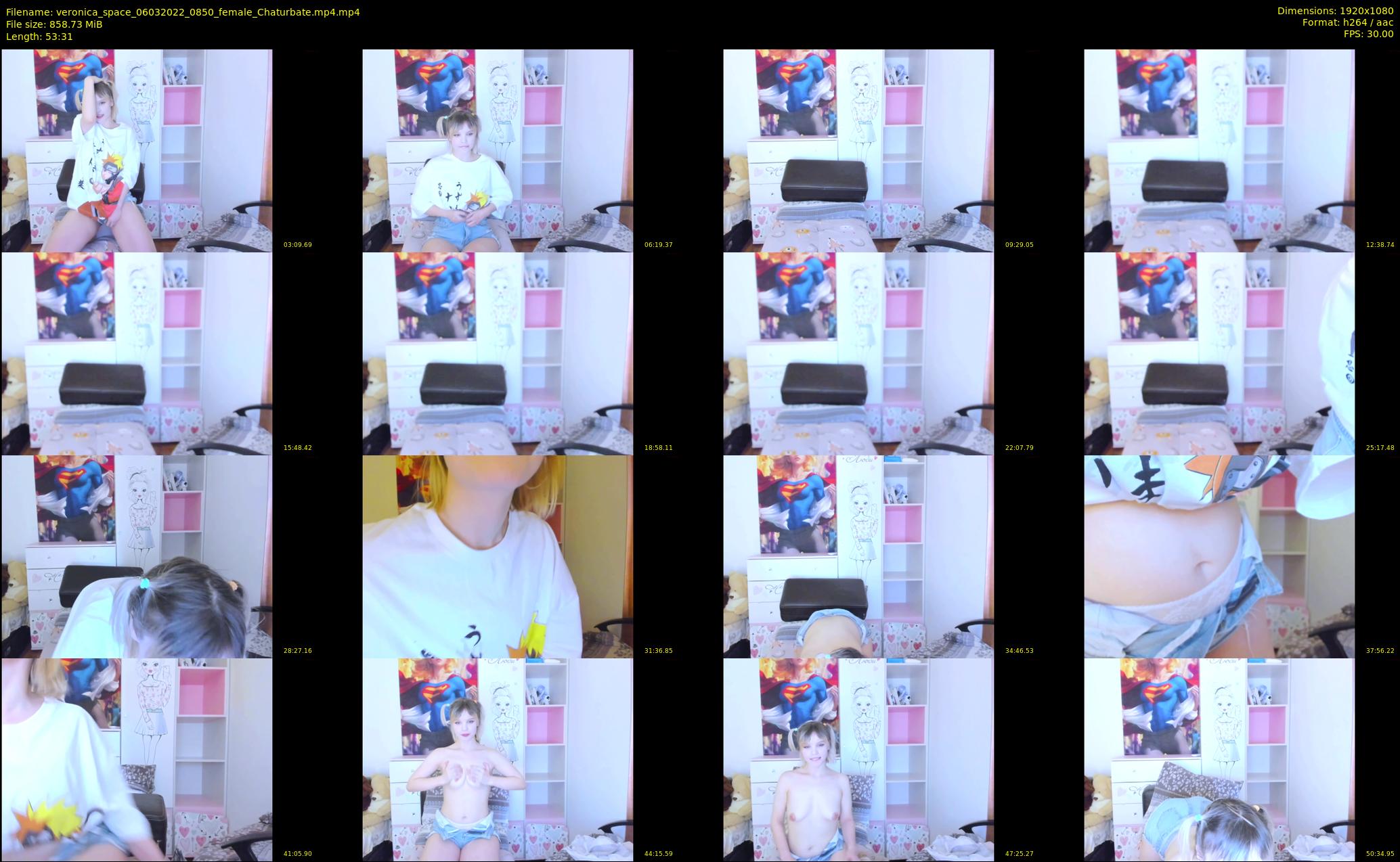 veronica_space — 54 minute Chaturbate female cam show recording, 1080p, Mar 6, 2022