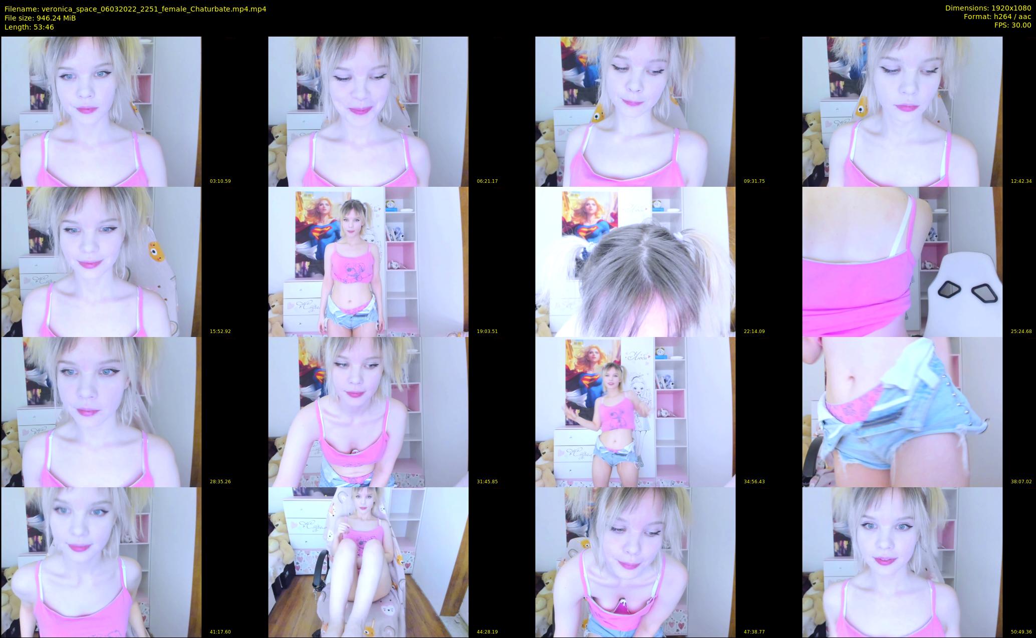 veronica_space — 54 minute Chaturbate female cam show recording, 1080p, Mar 6, 2022