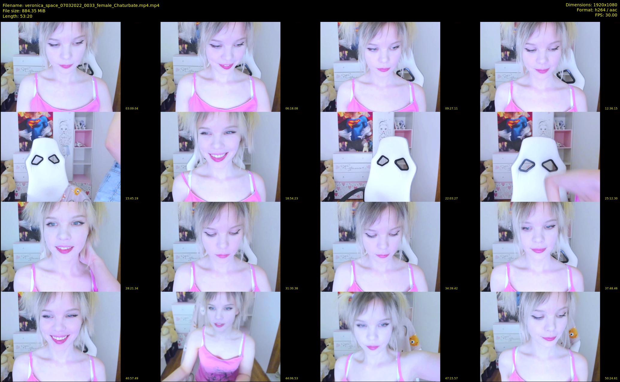 veronica_space — 54 minute Chaturbate female cam show recording, 1080p, Mar 7, 2022