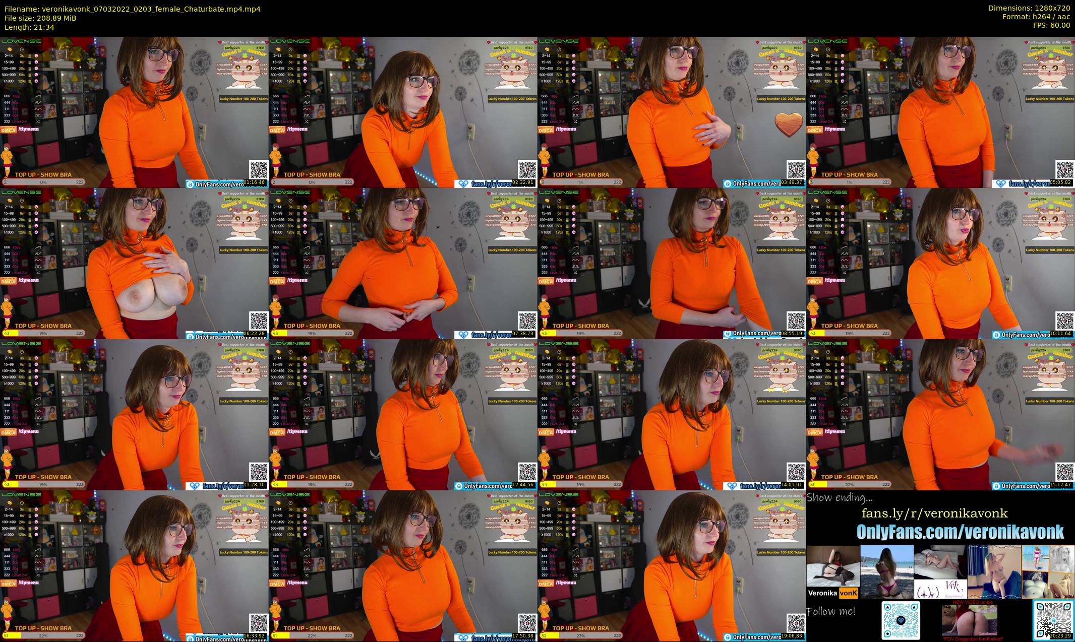 veronikavonk — 22 minute Chaturbate female cam show recording, 720p, Mar 7, 2022