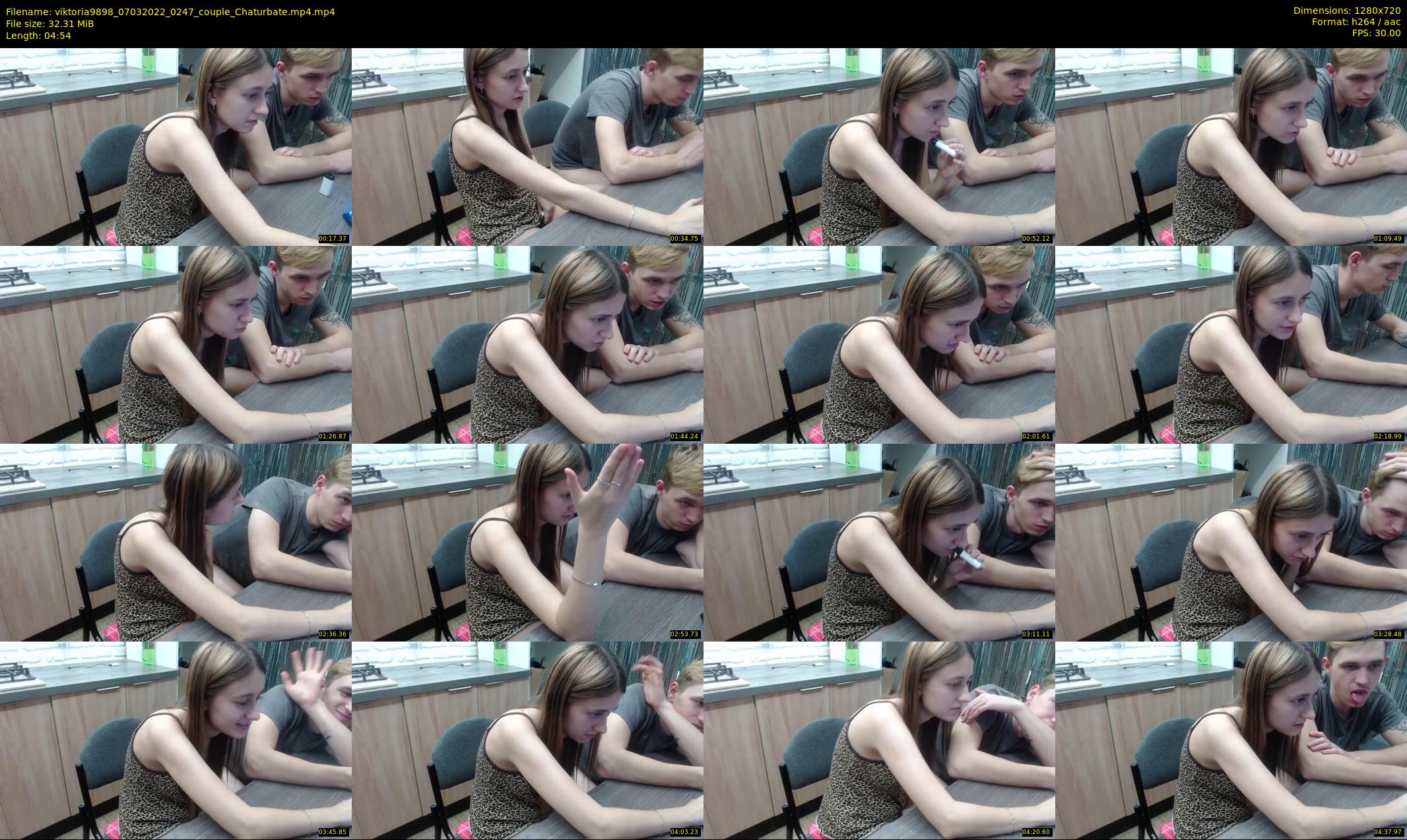 viktoria9898 — 5 minute Chaturbate couple cam show recording, 720p, Mar 7, 2022