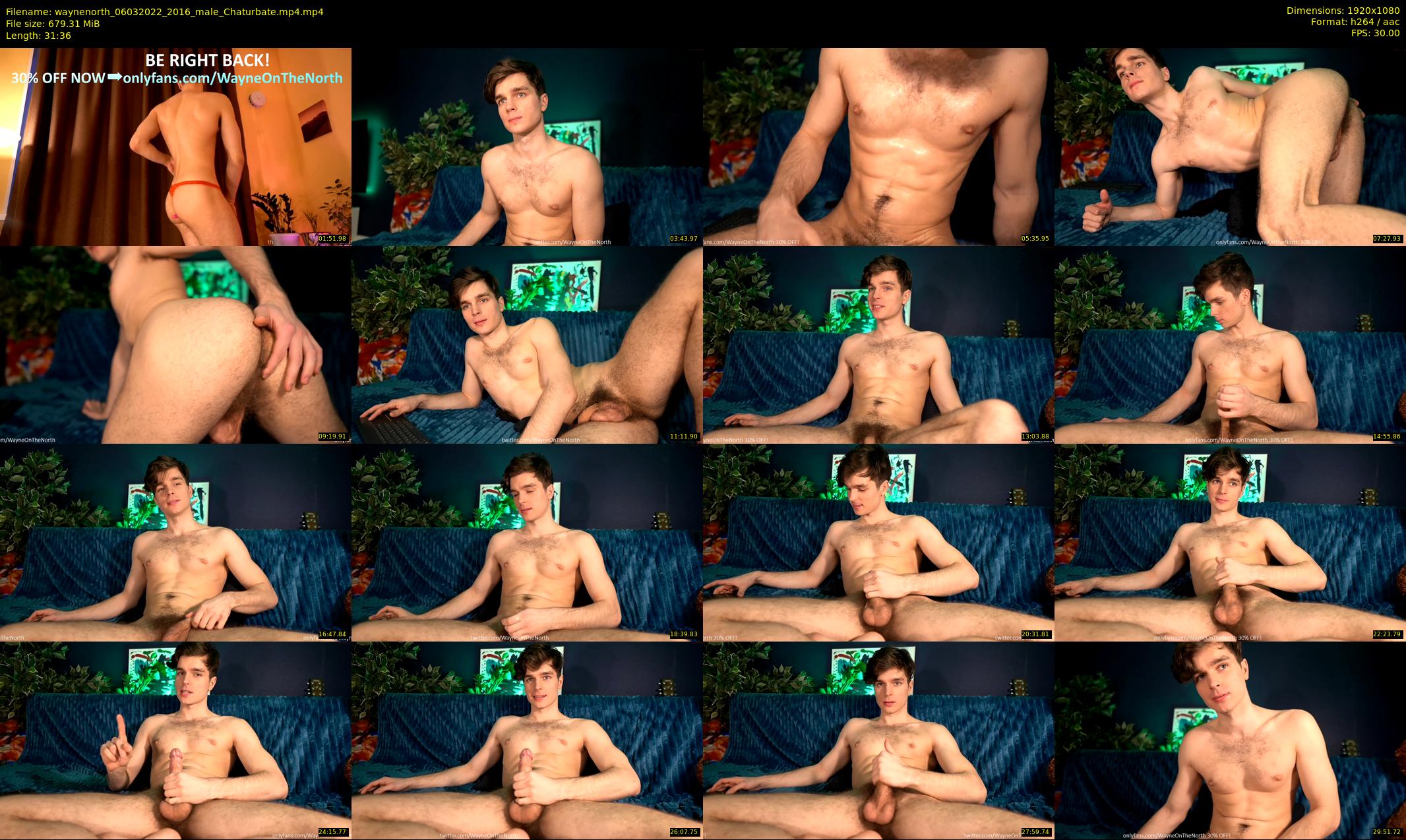 waynenorth — 32 minute Chaturbate male cam show recording, 1080p, Mar 6, 2022