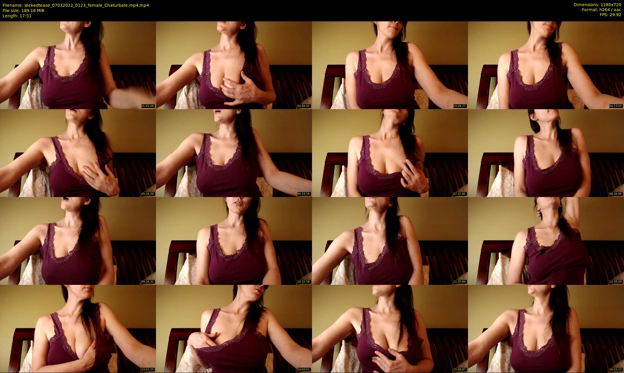 wickedtease — 18 minute Chaturbate female cam show recording, 720p, Mar 7, 2022